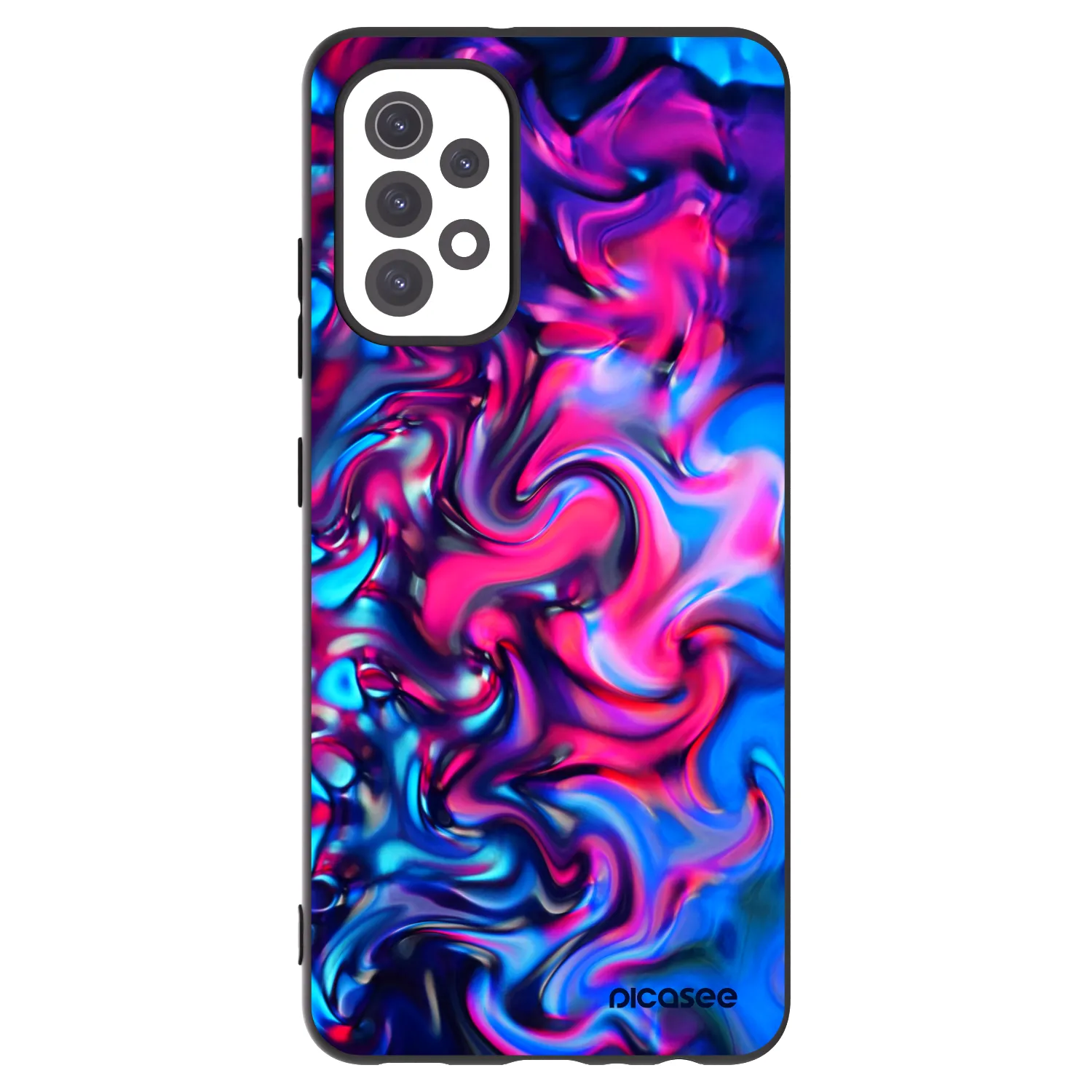 Picasee silikonowe czarne etui na Samsung Galaxy A32 5G A326B - Redlight