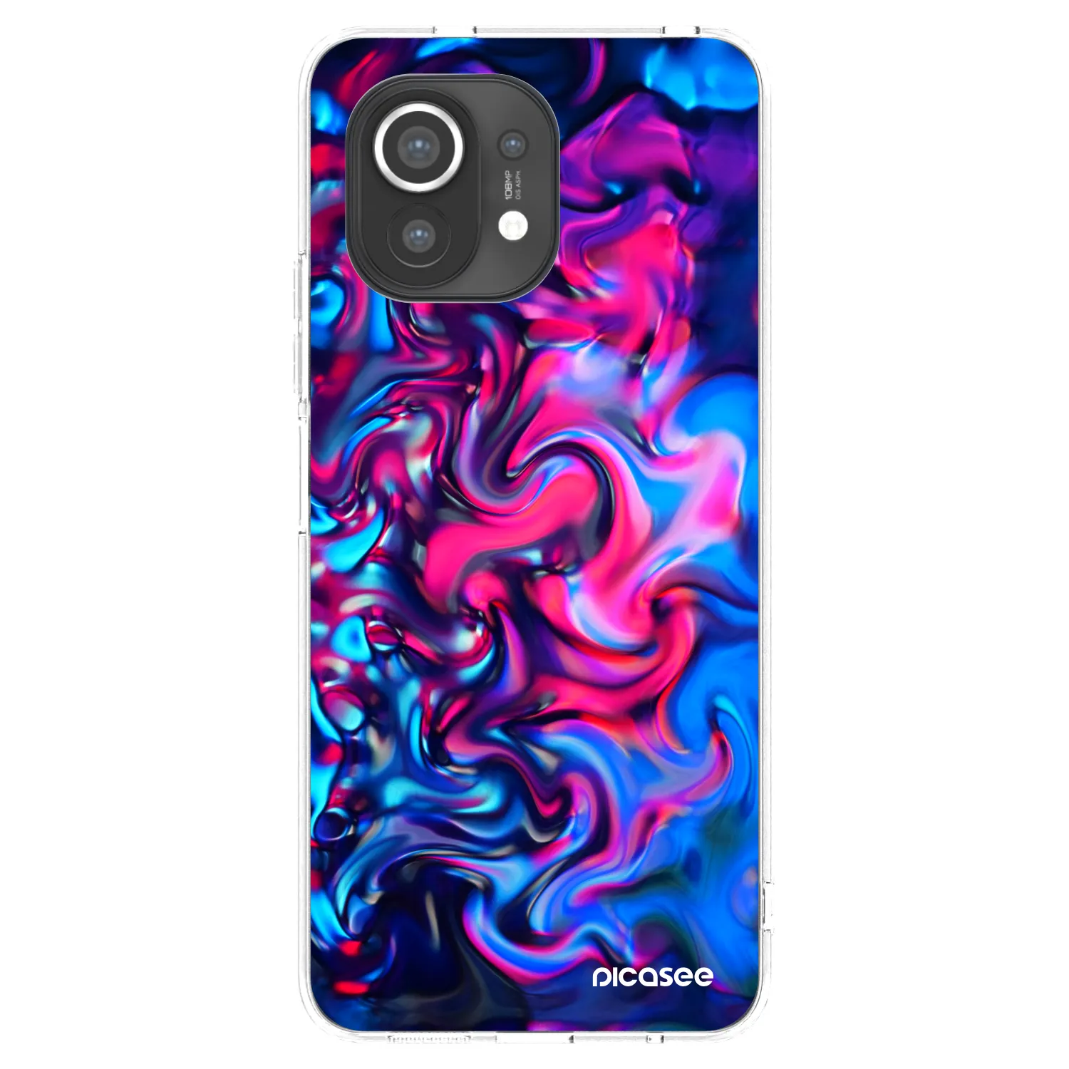 Picasee silikonowe przeźroczyste etui na Xiaomi Mi 11 - Redlight