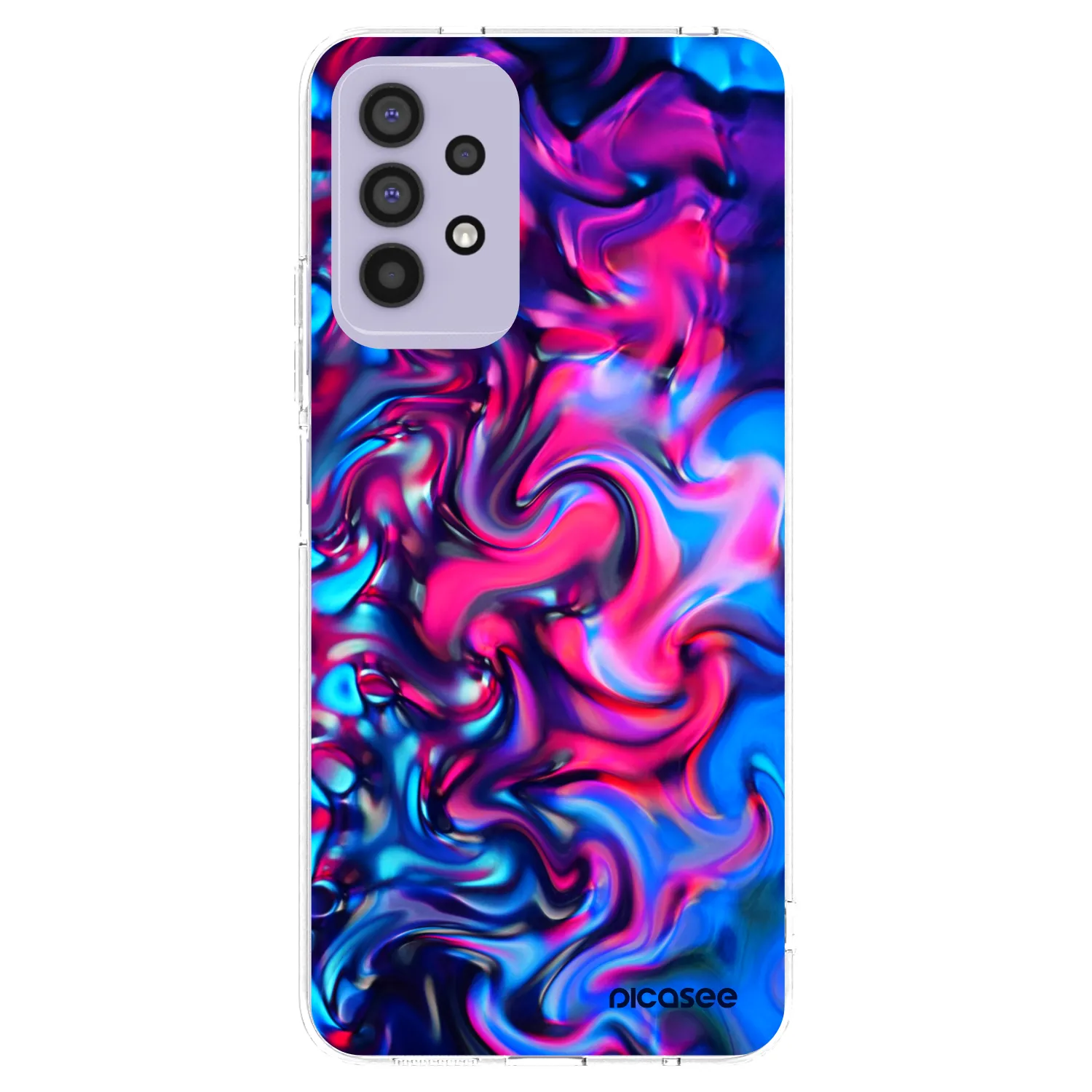 Picasee silikonowe przeźroczyste etui na Samsung Galaxy A32 4G SM-A325F - Redlight