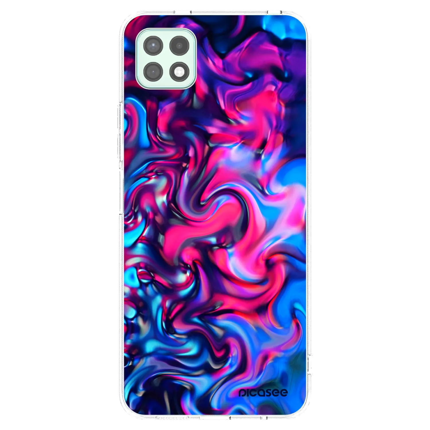 Picasee silikonowe przeźroczyste etui na Samsung Galaxy A22 A226B 5G - Redlight