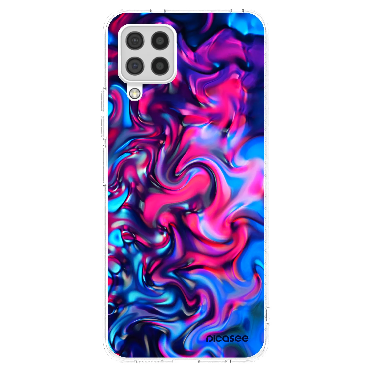 Picasee silikonowe przeźroczyste etui na Samsung Galaxy A22 A225F 4G - Redlight