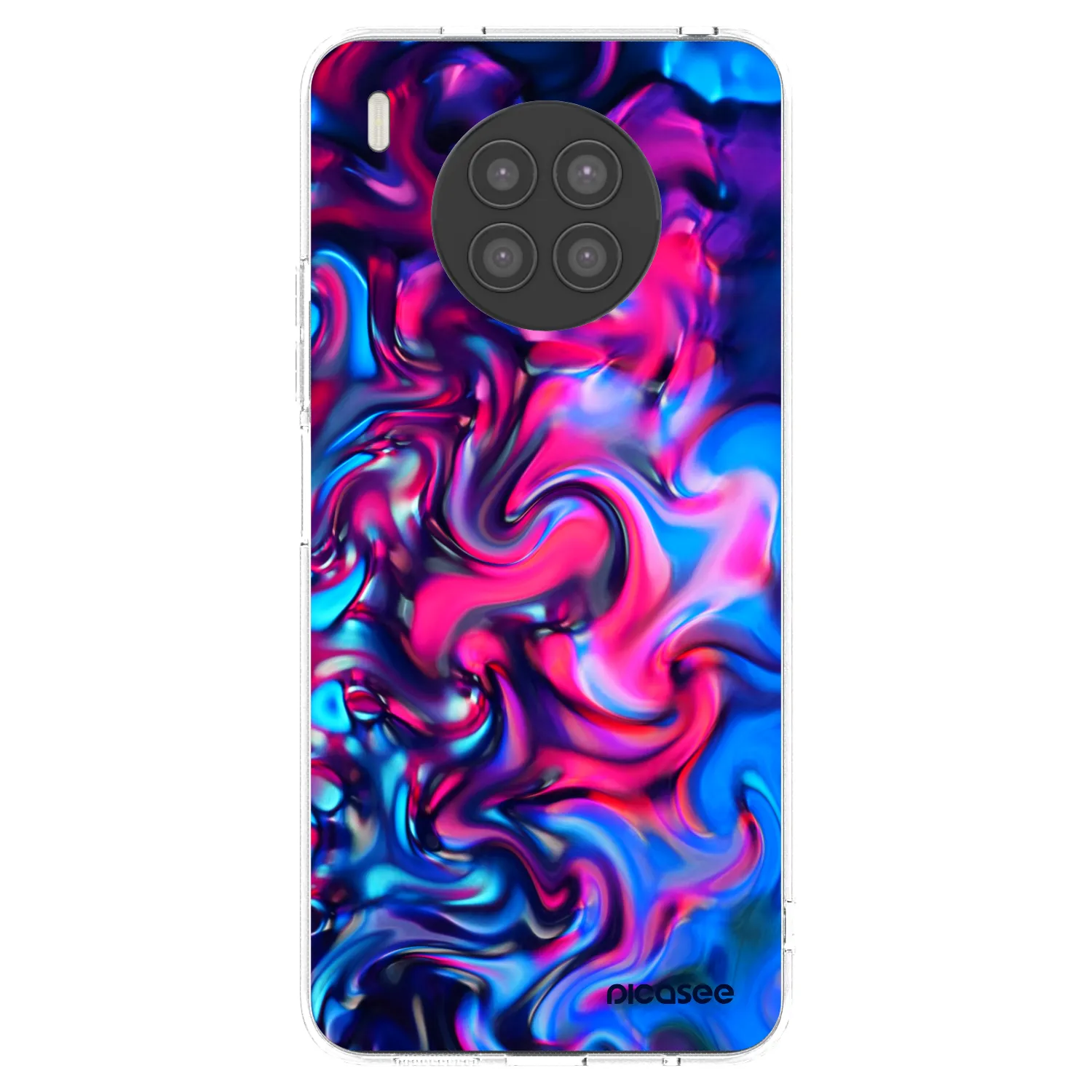 Picasee silikonowe przeźroczyste etui na Huawei Nova 8i - Redlight