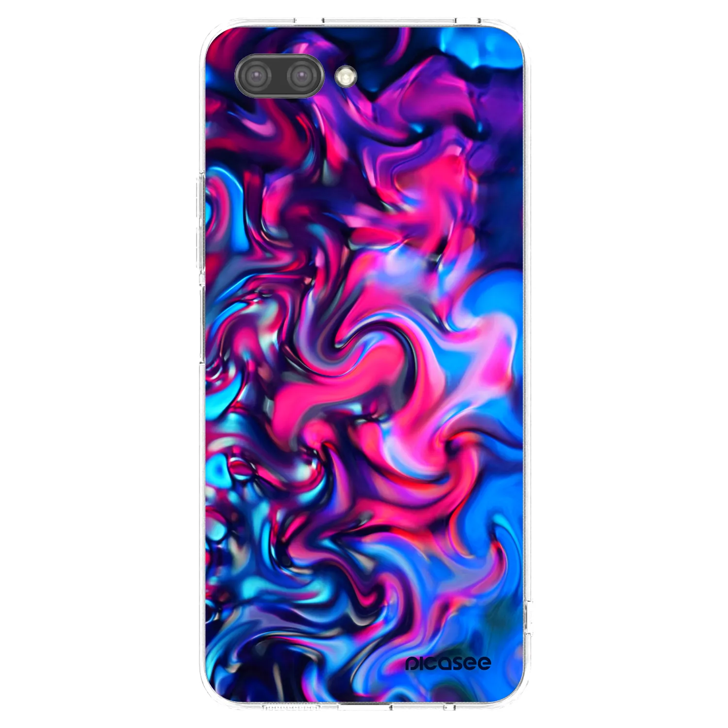 Picasee silikonowe przeźroczyste etui na Honor 10 - Redlight