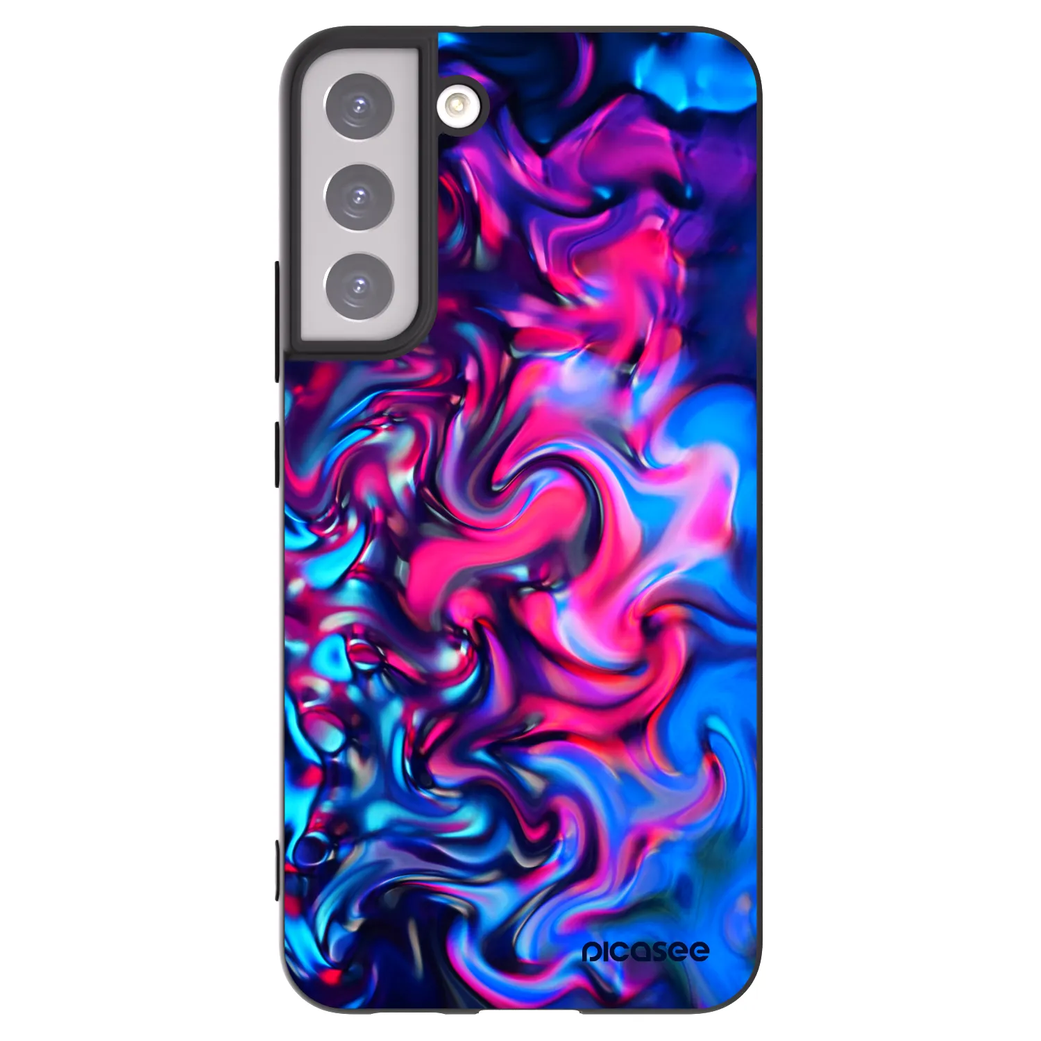 Picasee silikonowe czarne etui na Samsung Galaxy S22+ 5G - Redlight