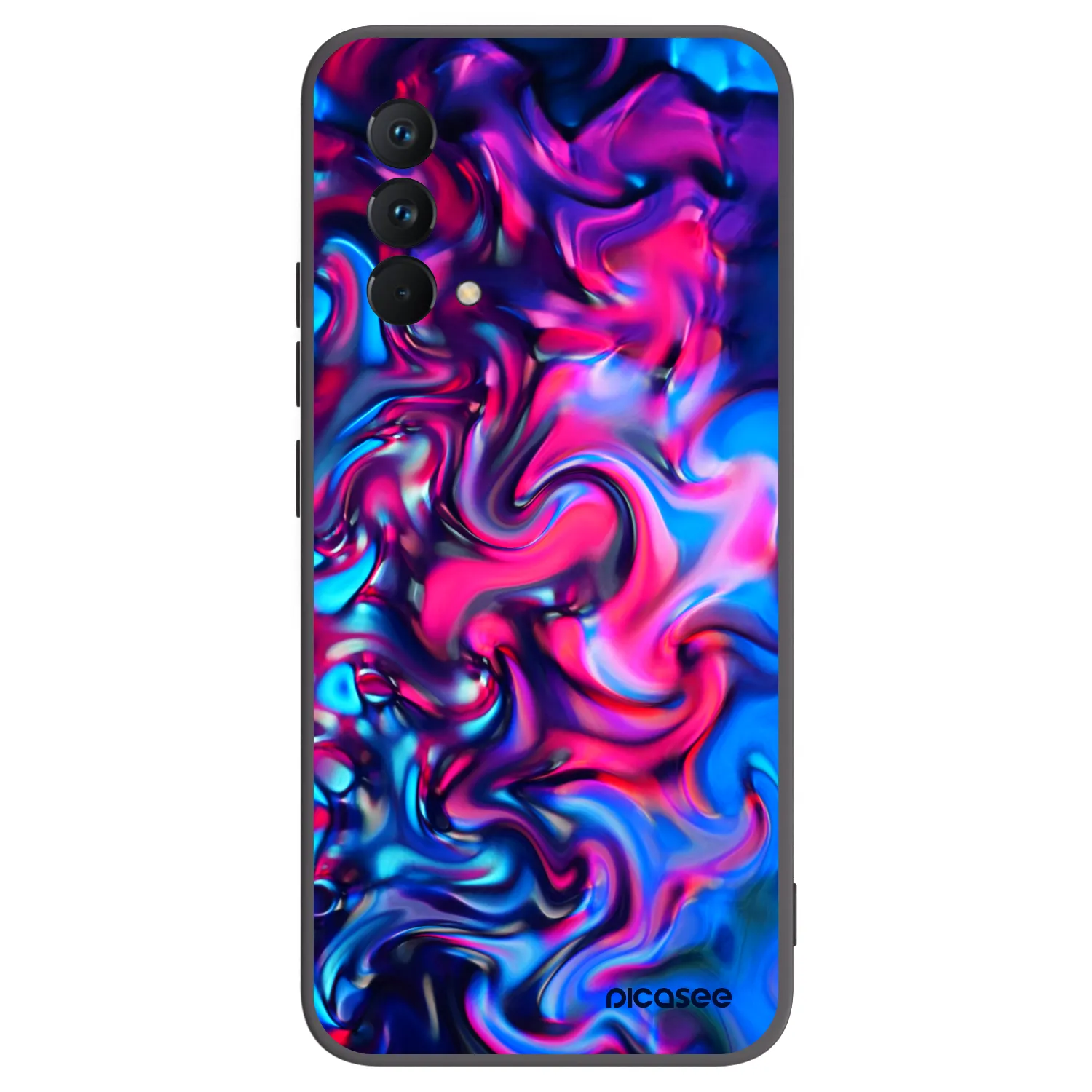 Picasee silikonowe czarne etui na Realme GT Master Edition 5G - Redlight