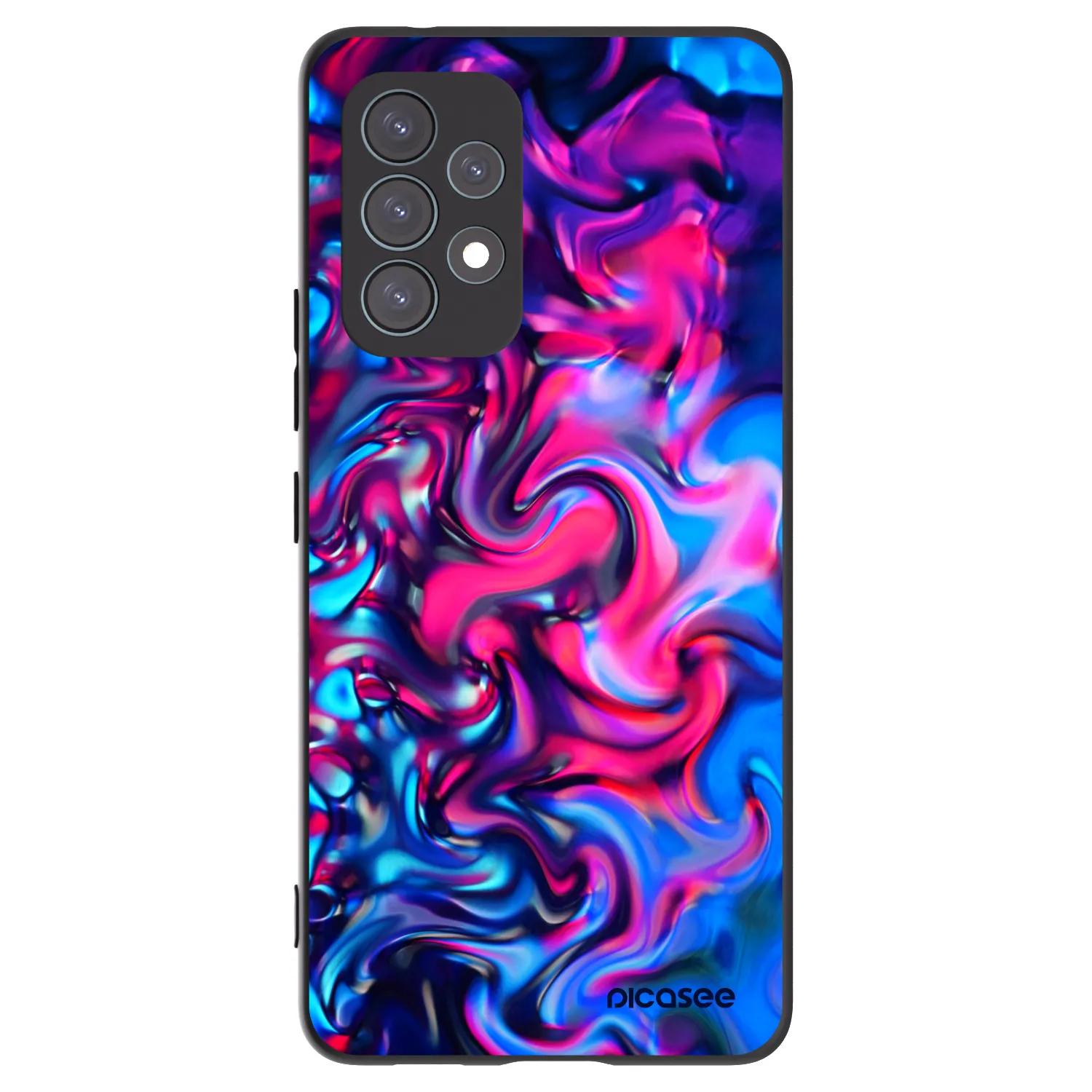Picasee silikonowe czarne etui na Samsung Galaxy A53 5G A536 - Redlight