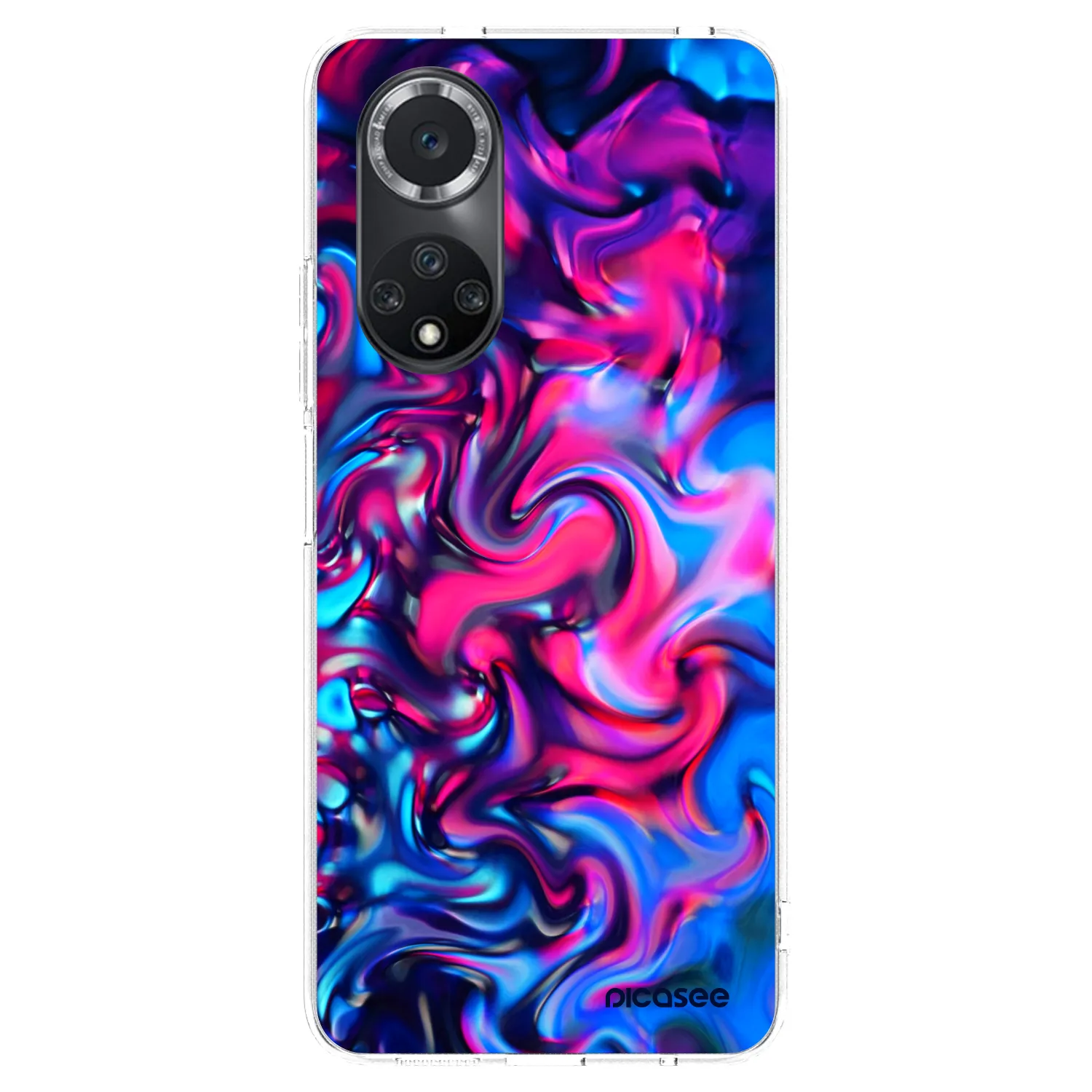 Picasee silikonowe przeźroczyste etui na Huawei Nova 9 SE - Redlight