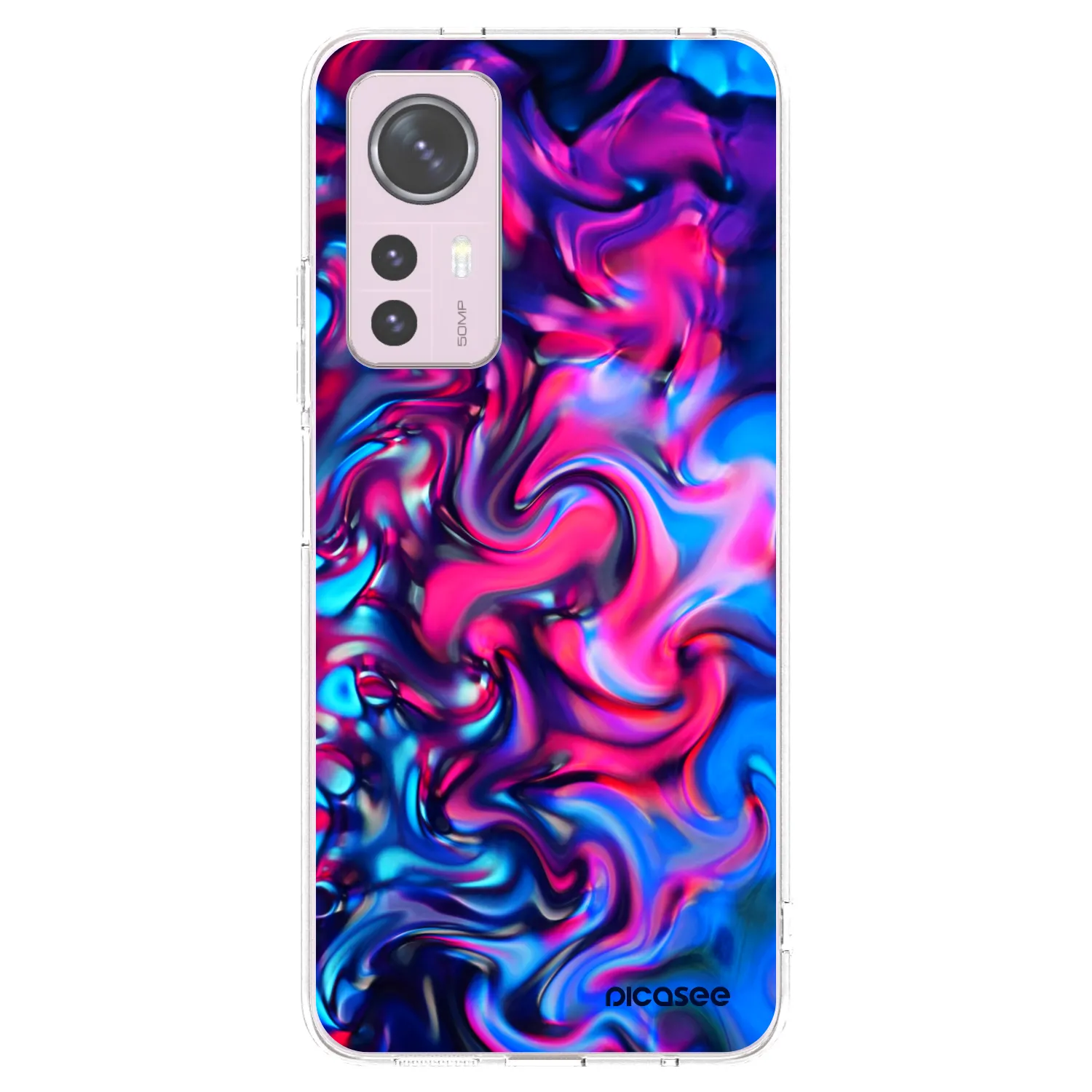 Picasee silikonowe przeźroczyste etui na Xiaomi 12 - Redlight