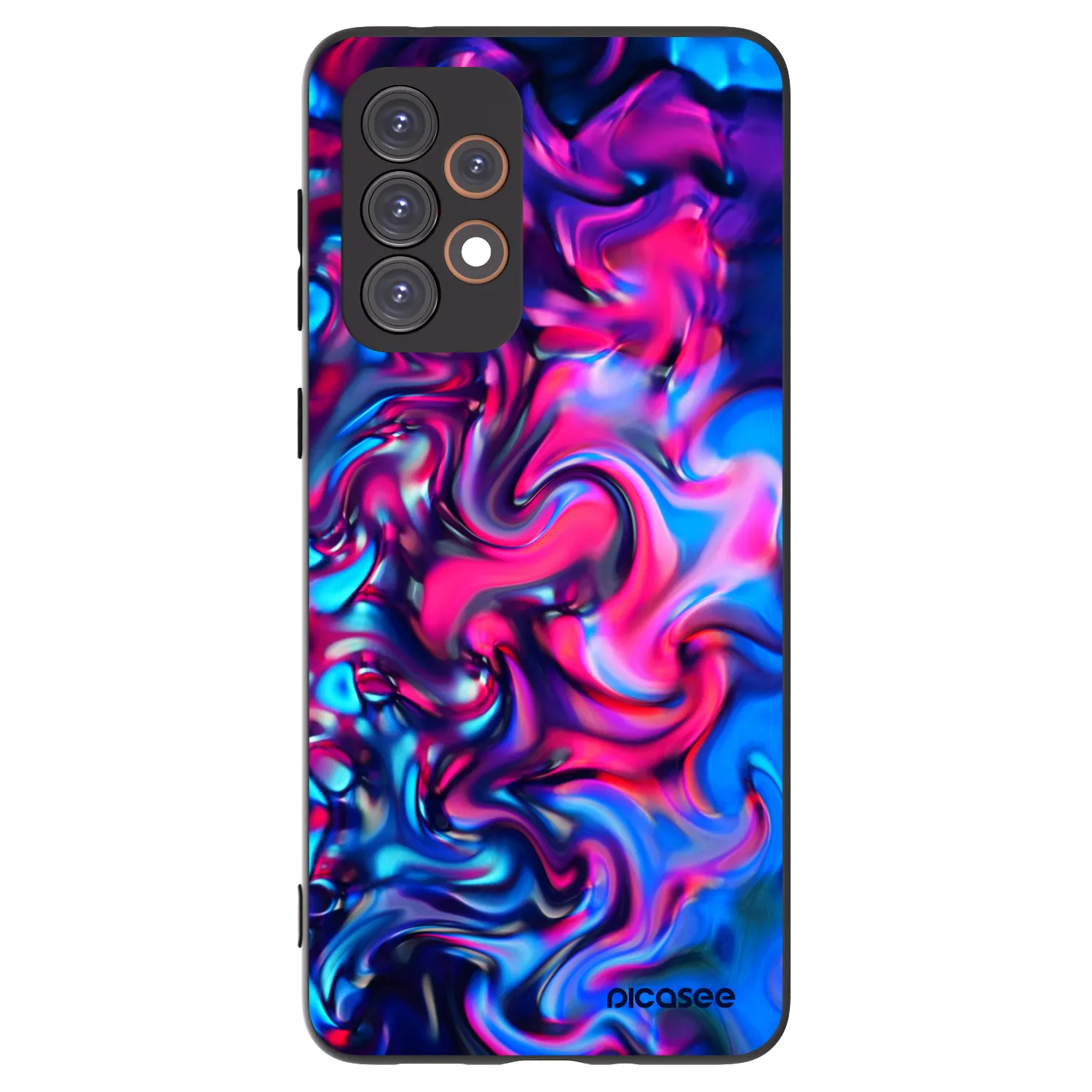 Picasee silikonowe czarne etui na Samsung Galaxy A33 5G A336 - Redlight