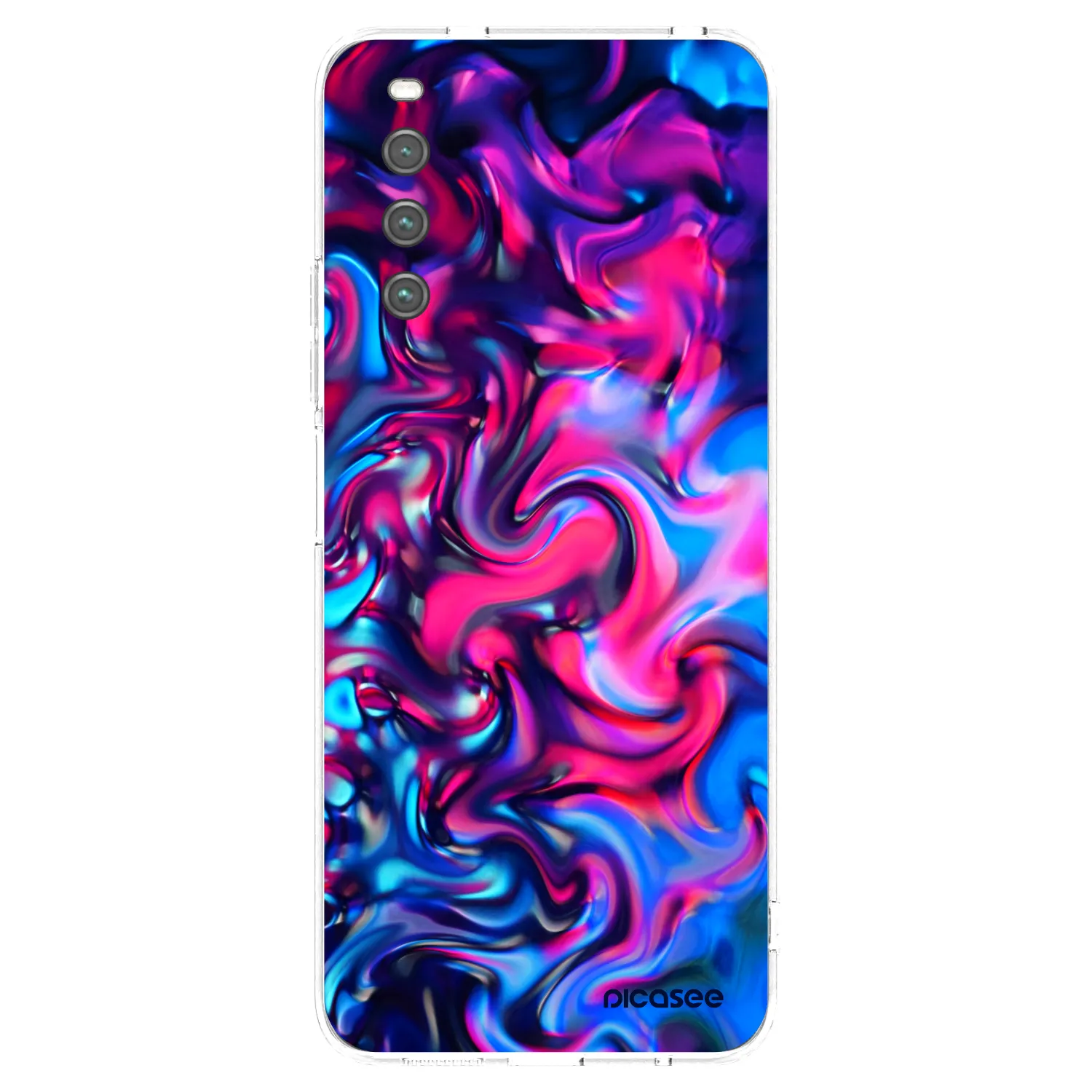 Picasee silikonowe przeźroczyste etui na Sony Xperia 10 IV 5G - Redlight