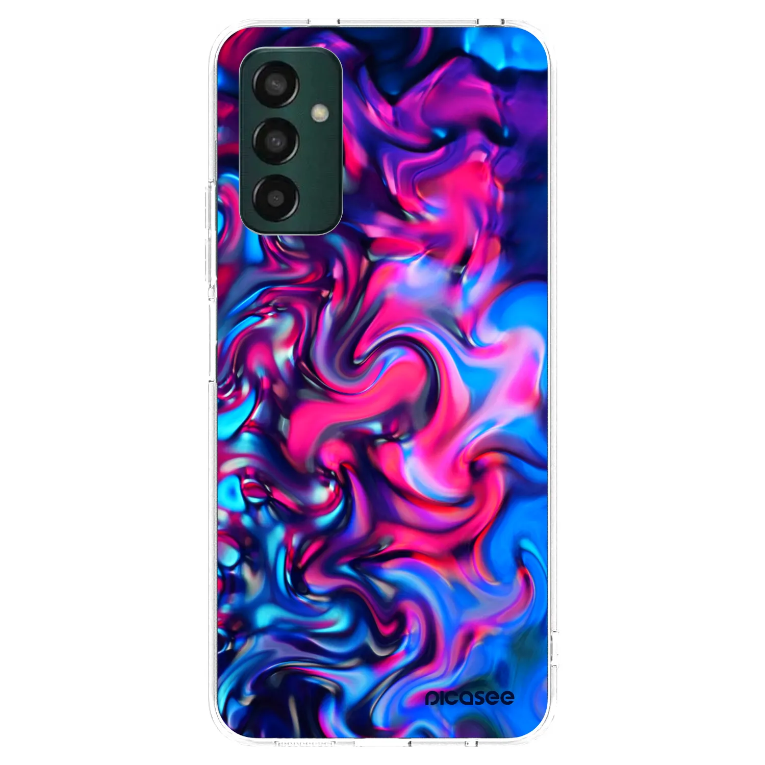 Picasee silikonowe przeźroczyste etui na Samsung Galaxy M23 5G - Redlight