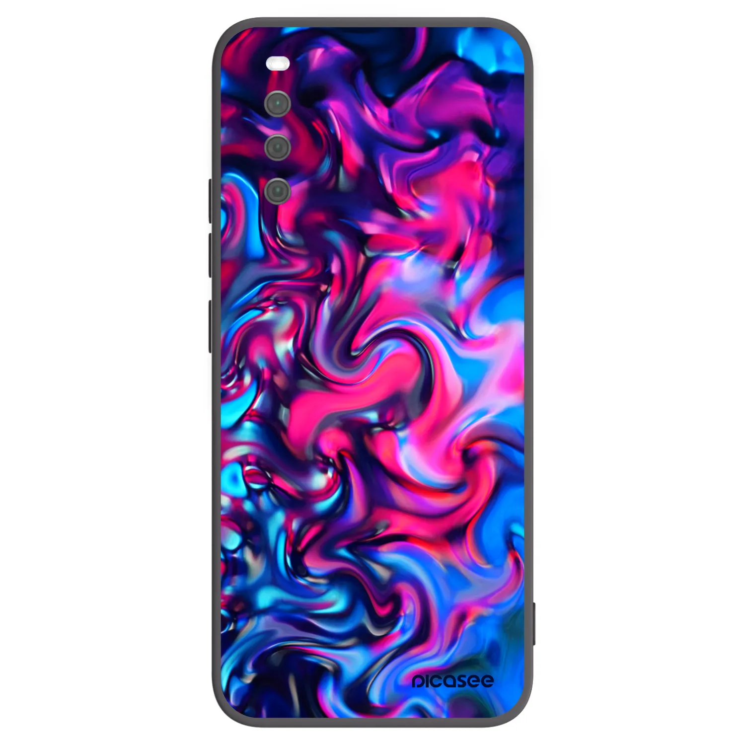 Picasee silikonowe czarne etui na Sony Xperia 10 III - Redlight