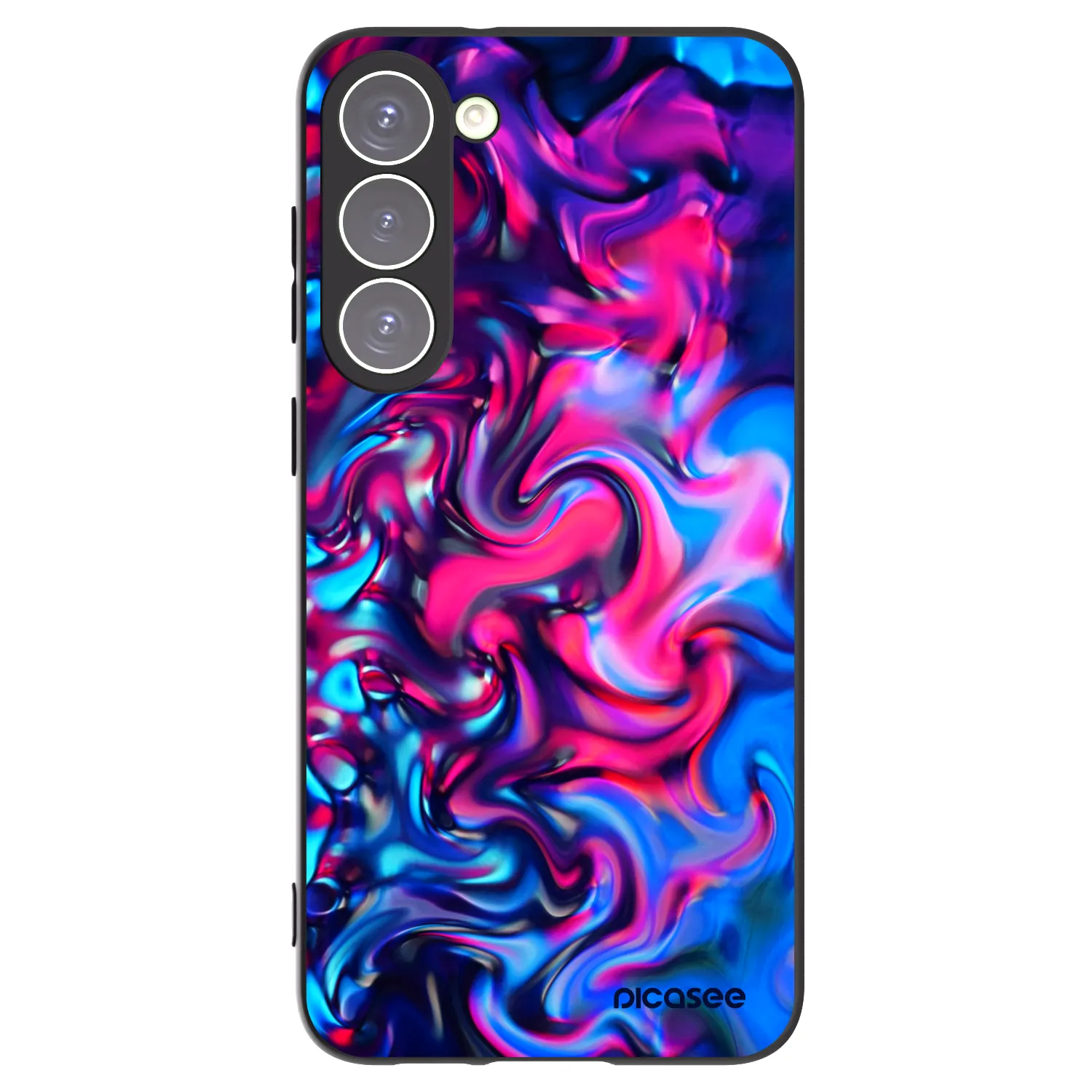 Picasee silikonowe czarne etui na Samsung Galaxy S23+ 5G - Redlight