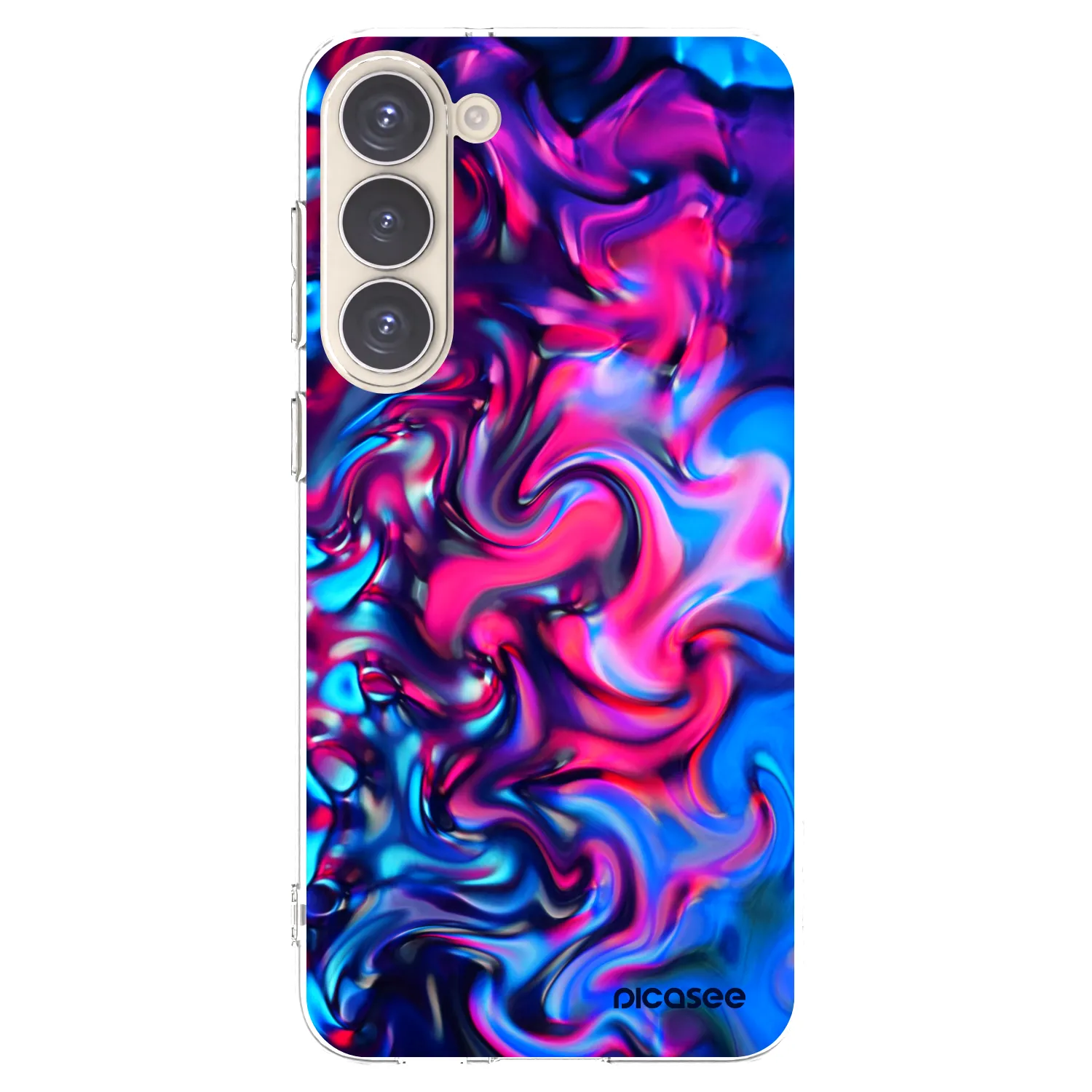 Picasee silikonowe przeźroczyste etui na Samsung Galaxy S23+ 5G - Redlight