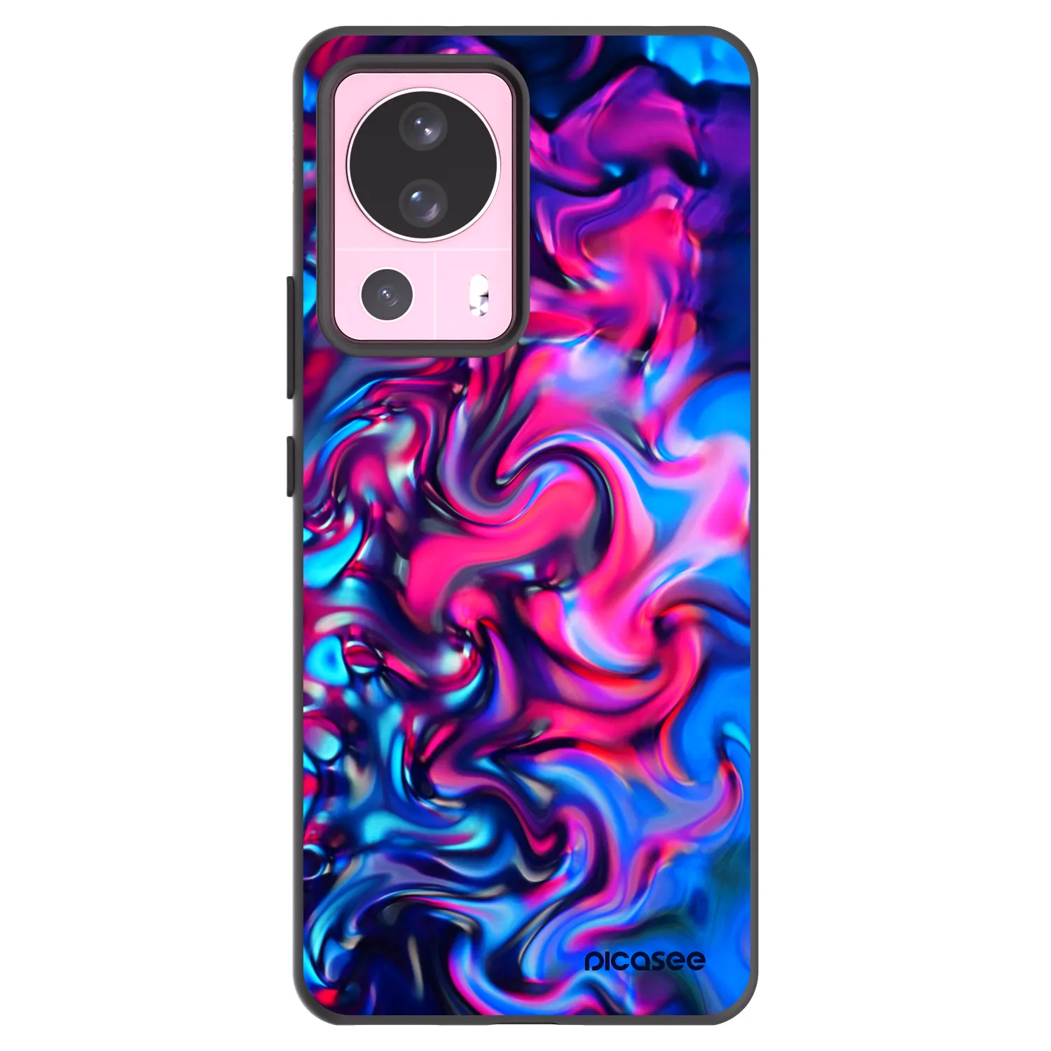Picasee silikonowe czarne etui na Xiaomi 13 Lite - Redlight