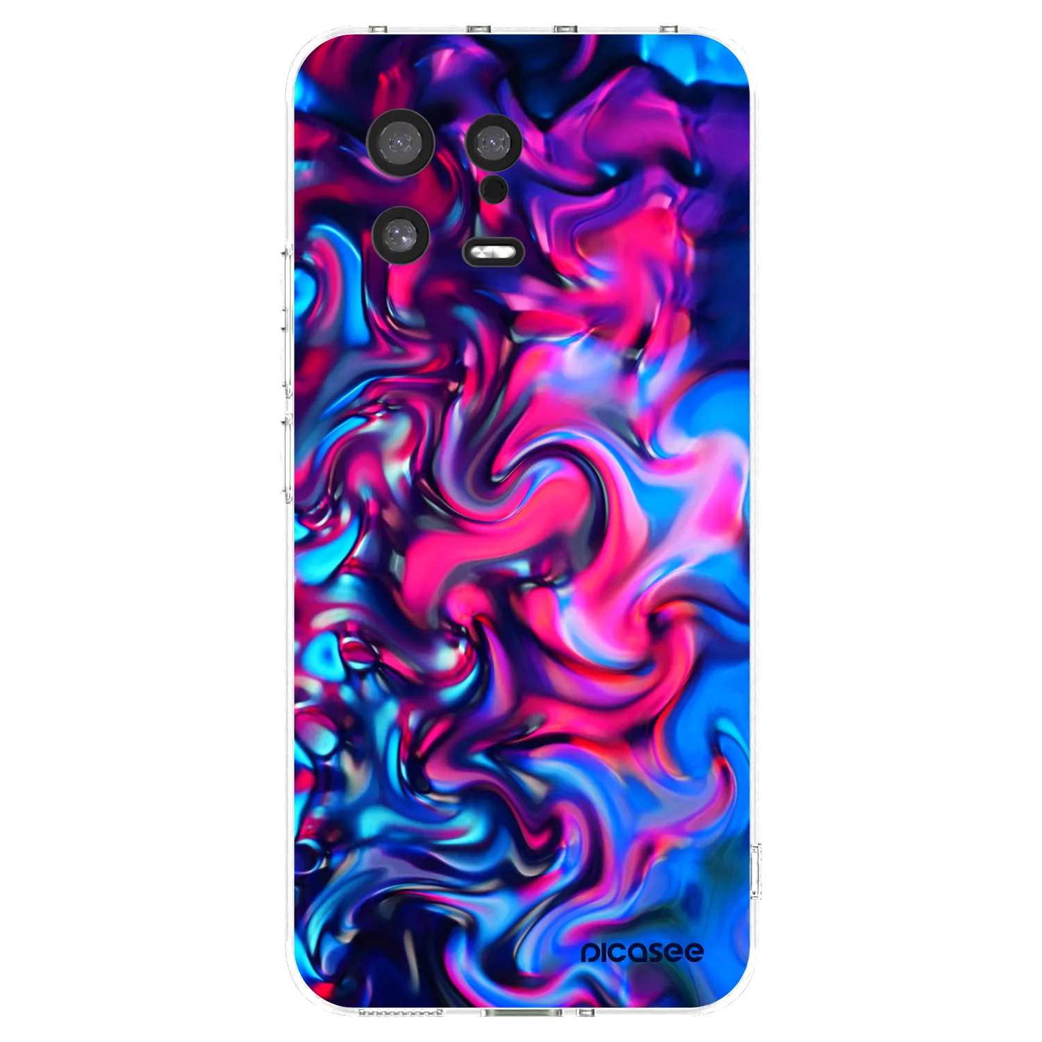 Picasee silikonowe przeźroczyste etui na Xiaomi 13 - Redlight