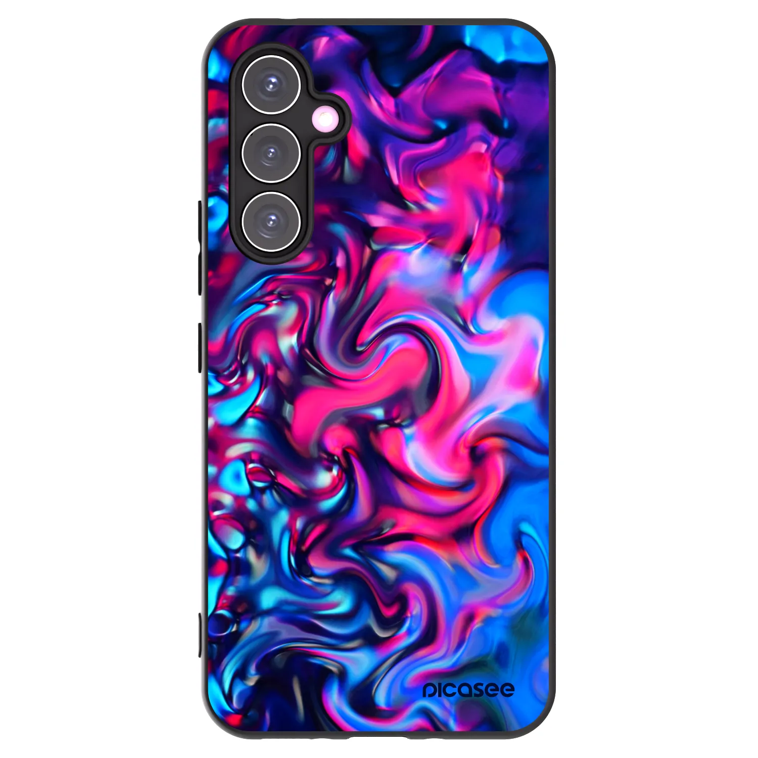Picasee silikonowe czarne etui na Samsung Galaxy A54 5G A546B - Redlight