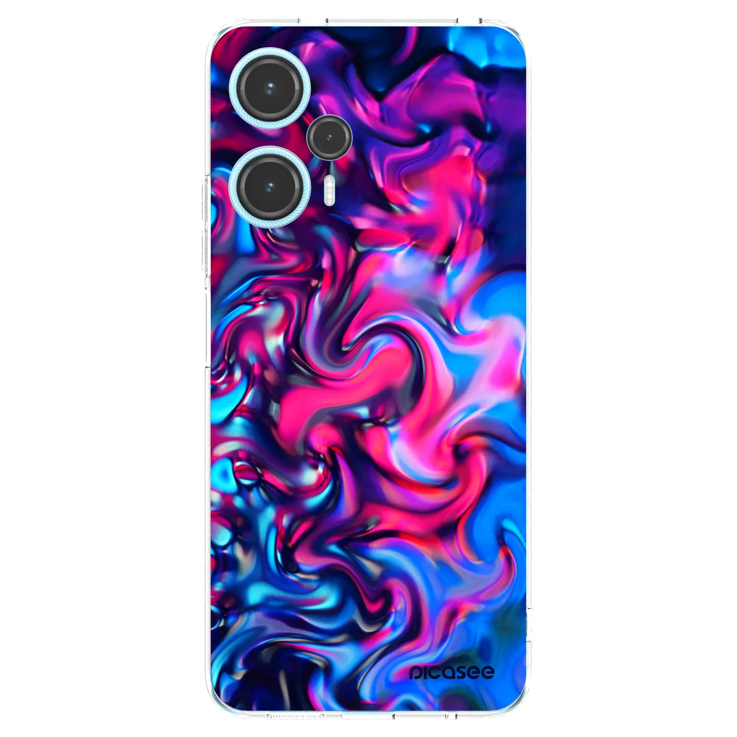 Picasee silikonowe przeźroczyste etui na Xiaomi Poco F5 - Redlight