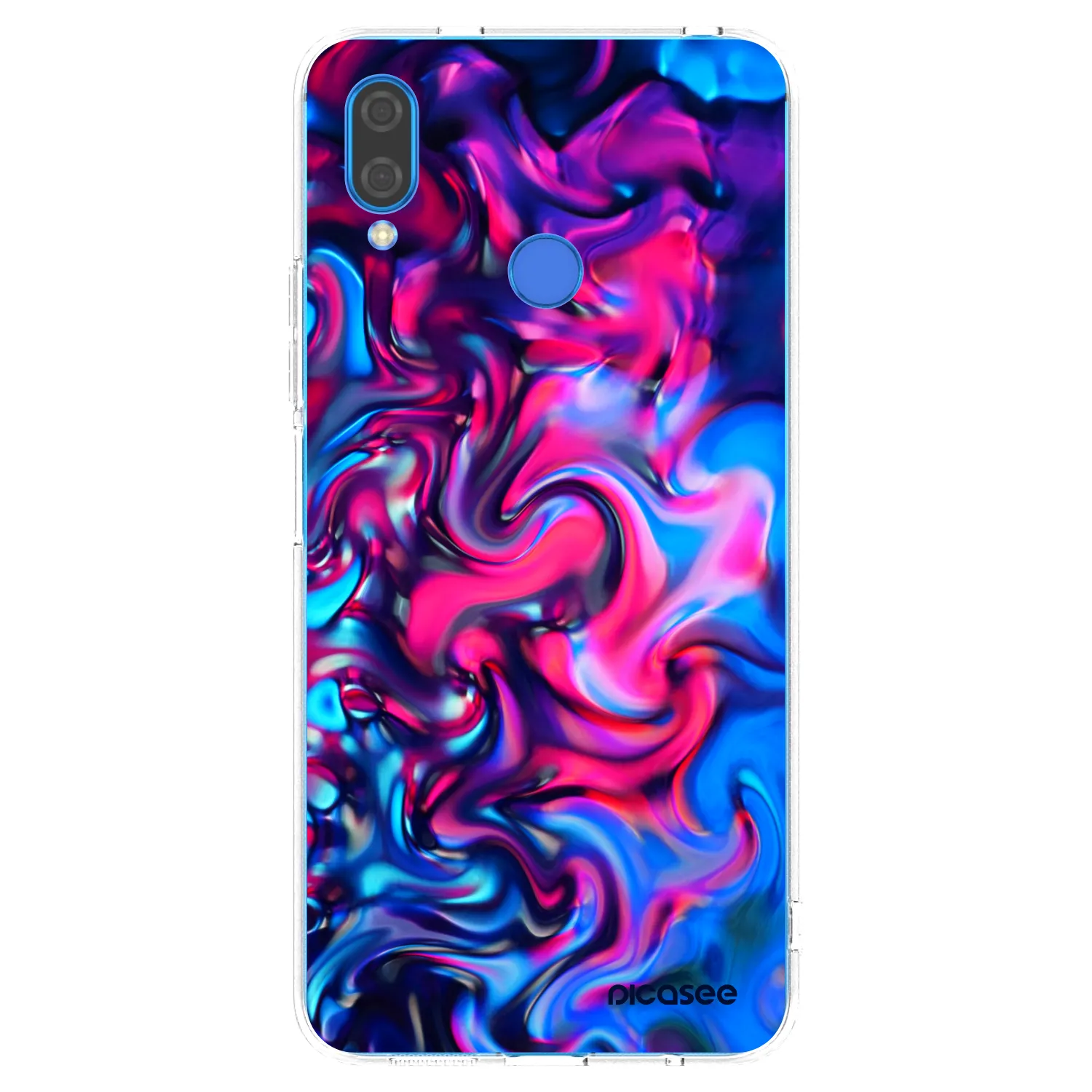 Picasee silikonowe przeźroczyste etui na Huawei Nova 3 - Redlight