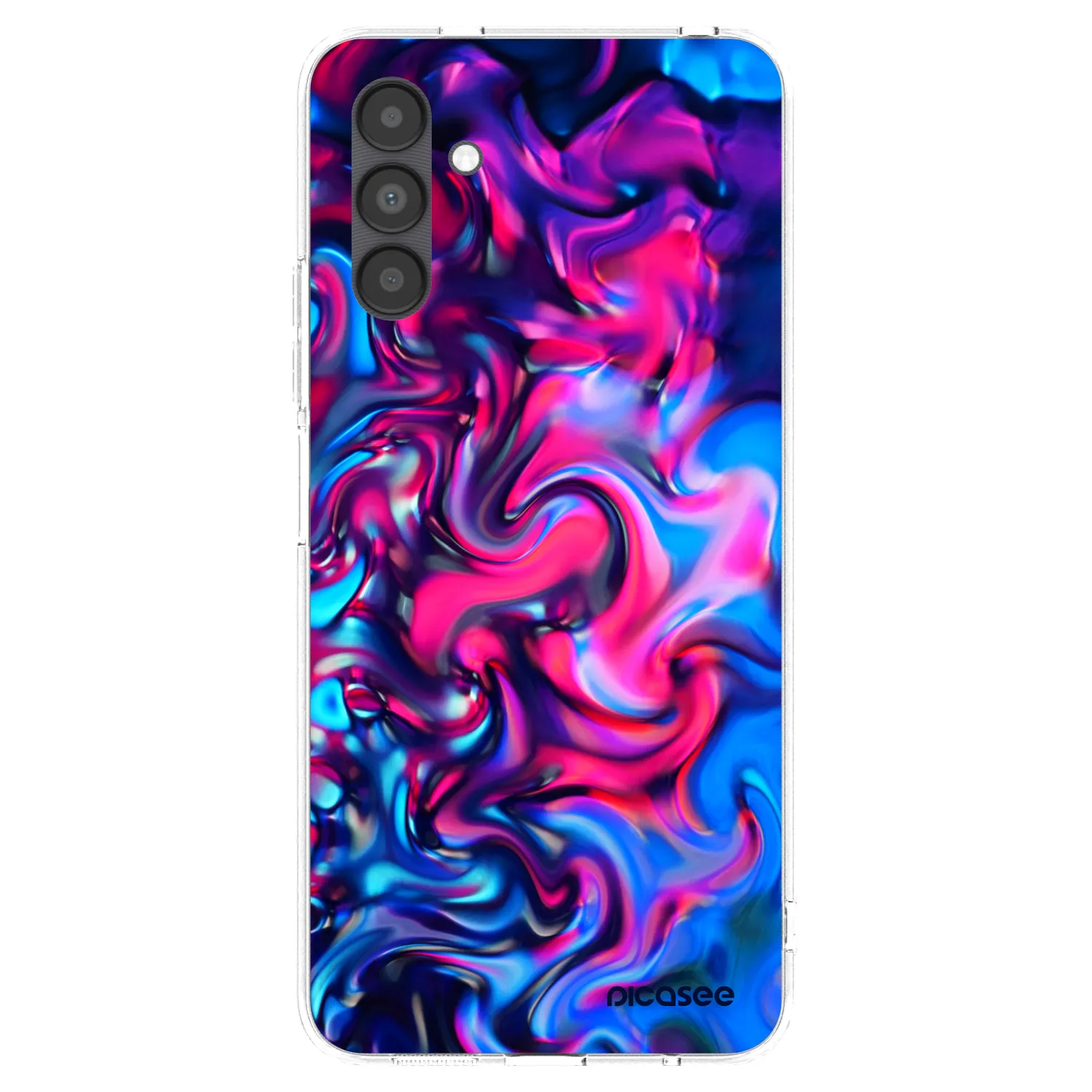 Picasee silikonowe przeźroczyste etui na Samsung Galaxy A04s A047F - Redlight