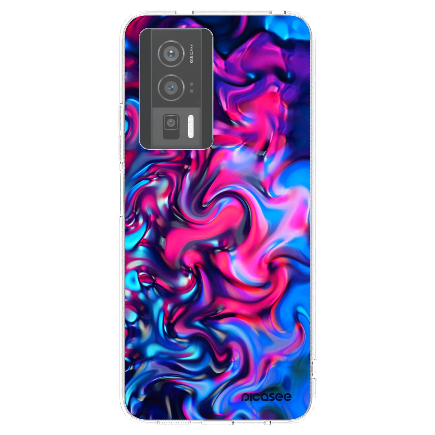 Picasee silikonowe przeźroczyste etui na Xiaomi Poco F5 Pro 5G - Redlight