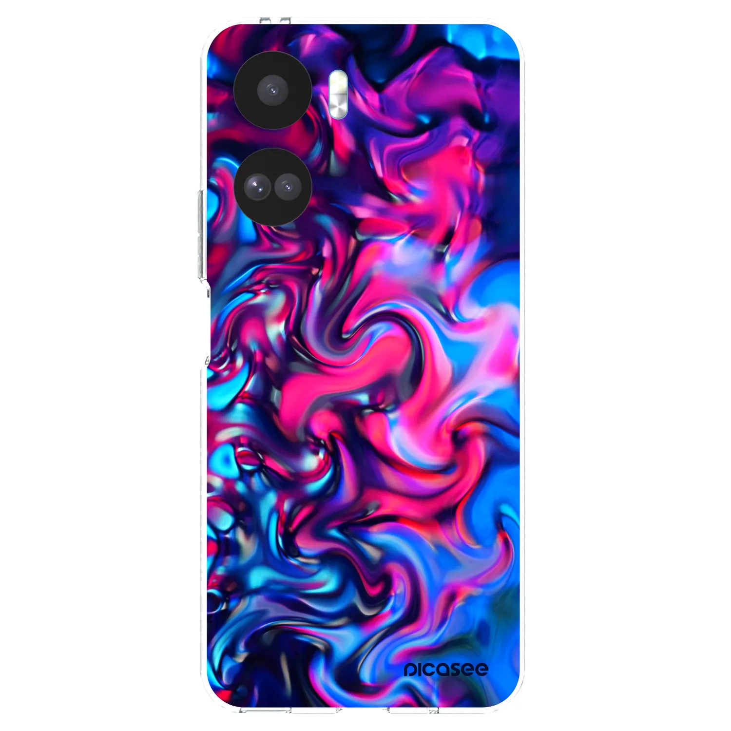 Picasee silikonowe przeźroczyste etui na Honor 90 Lite 5G - Redlight