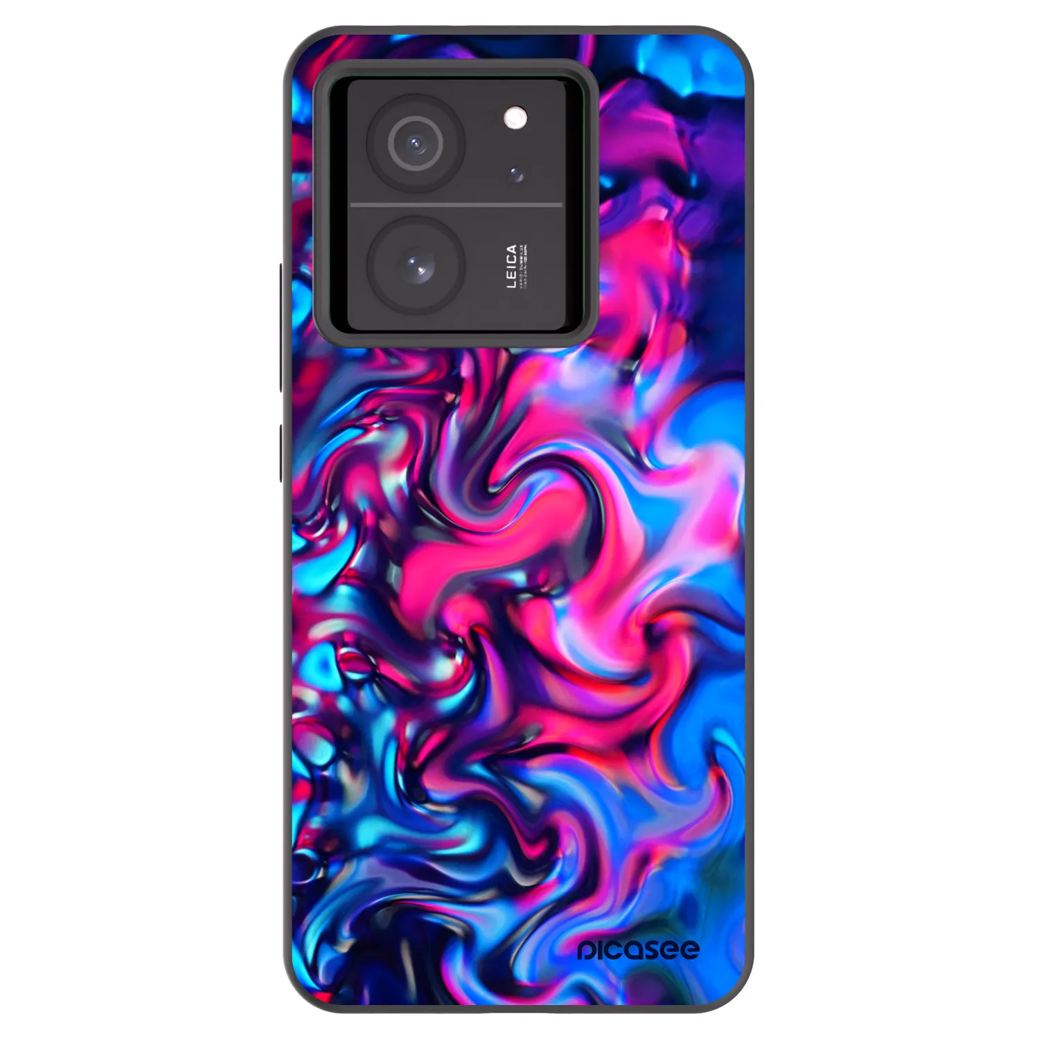 Picasee silikonowe czarne etui na Xiaomi 13T Pro - Redlight
