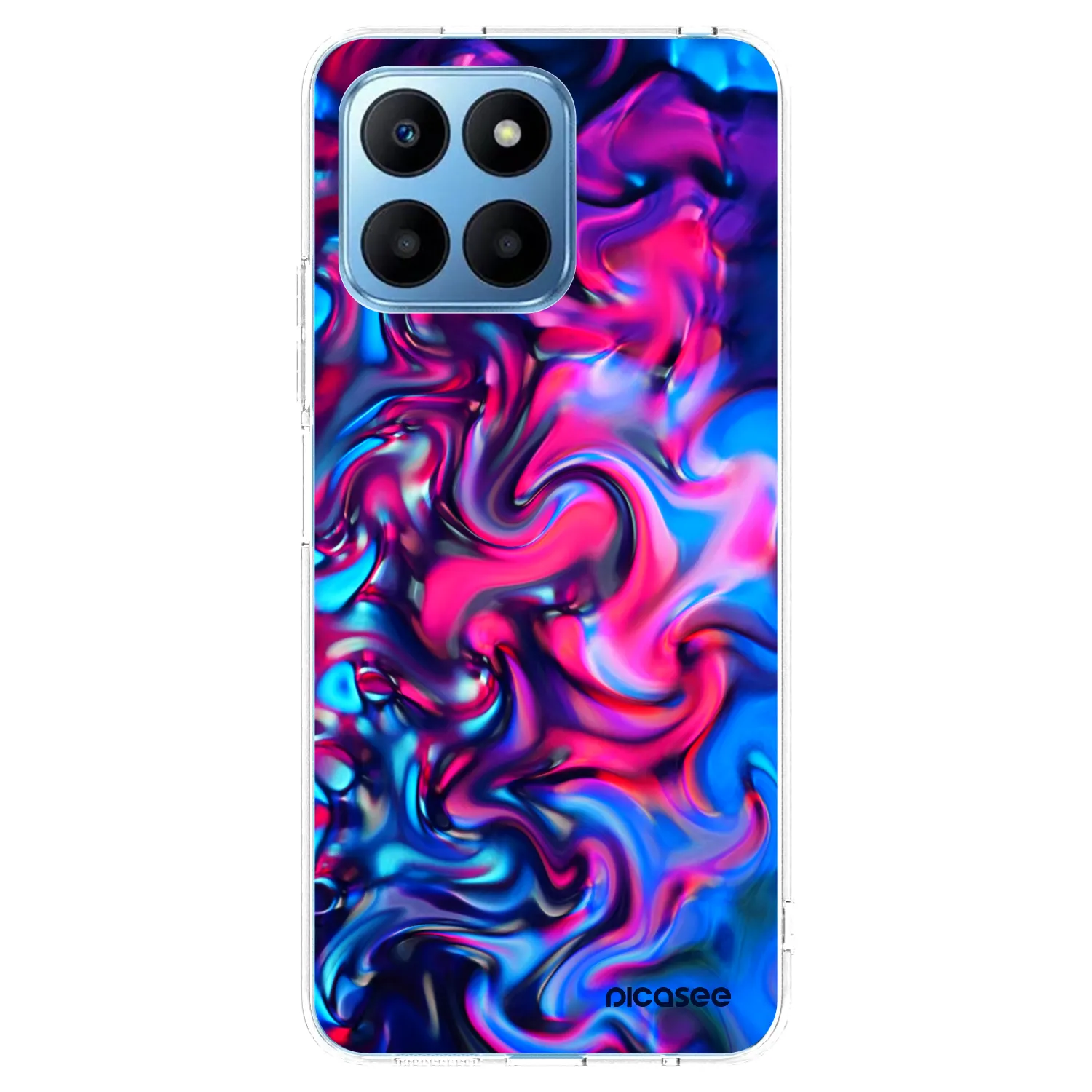 Picasee silikonowe przeźroczyste etui na Honor 70 Lite - Redlight