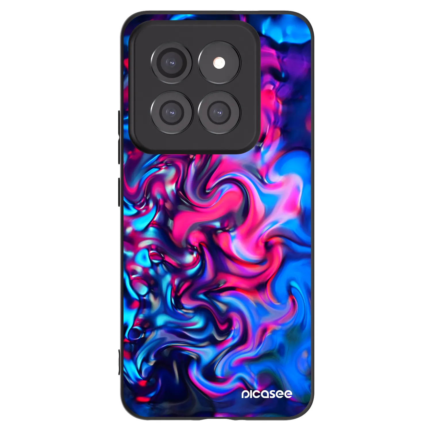 Picasee silikonowe czarne etui na Xiaomi 14 Pro - Redlight