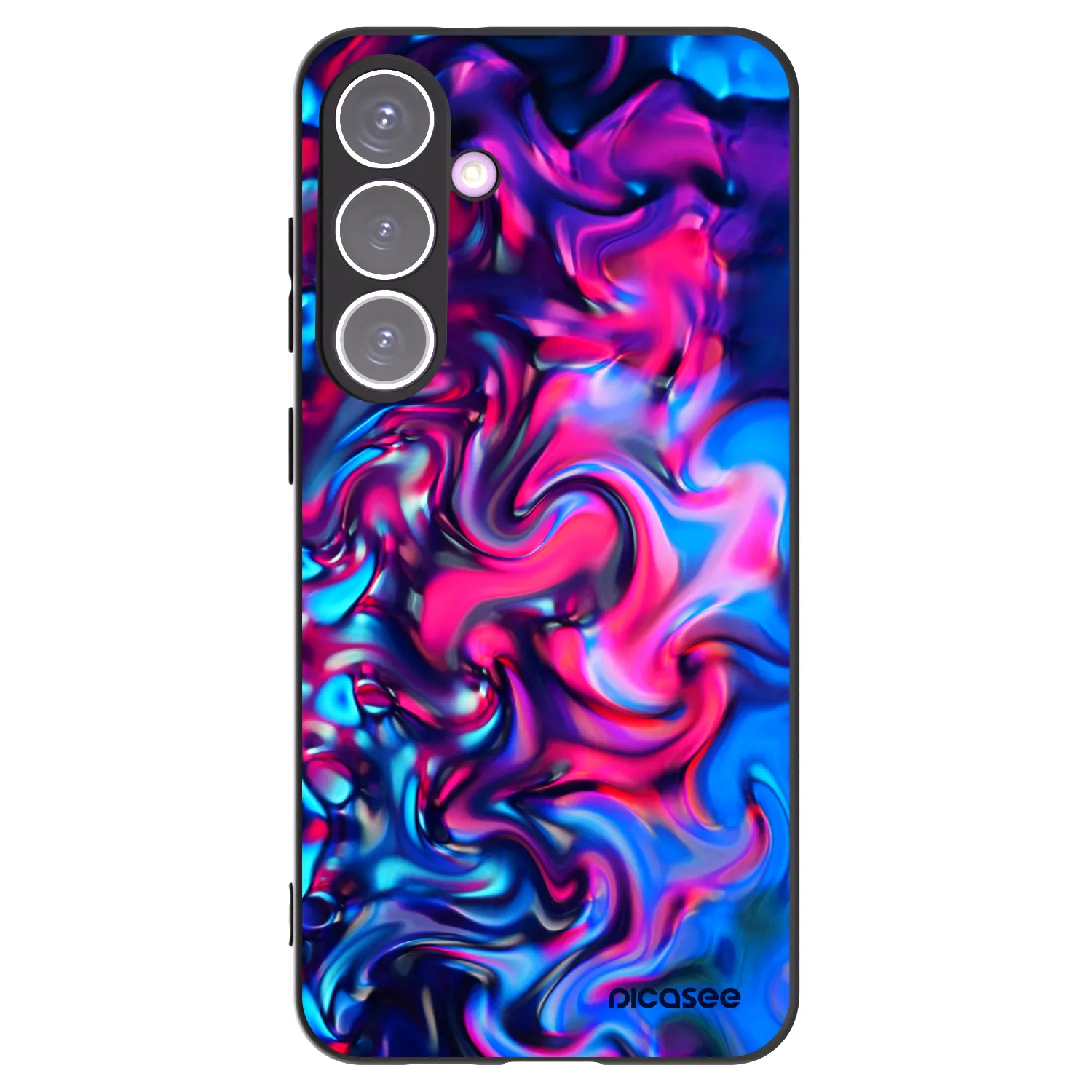 Picasee silikonowe czarne etui na Samsung Galaxy S24+ S926B 5G - Redlight