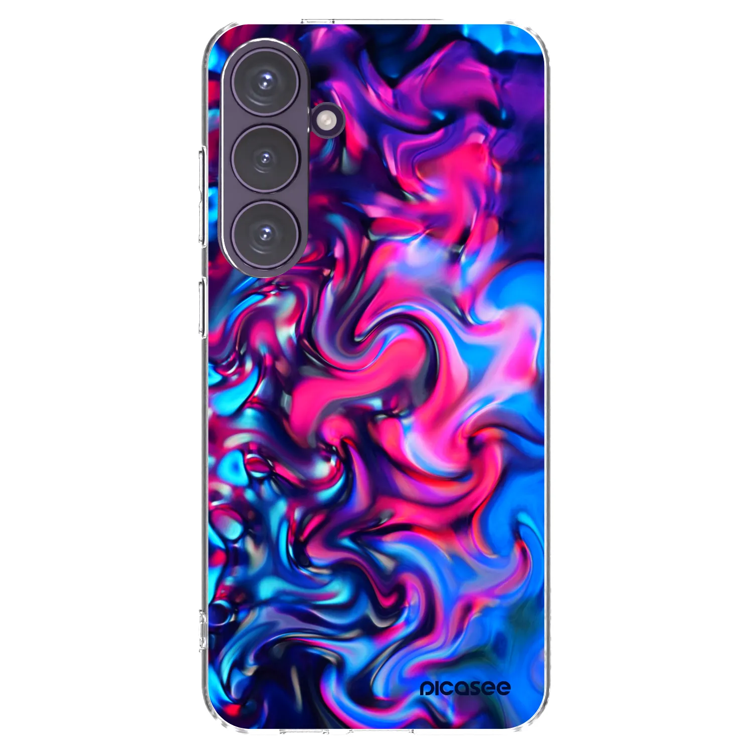 Picasee silikonowe przeźroczyste etui na Samsung Galaxy S24+ S926B 5G - Redlight