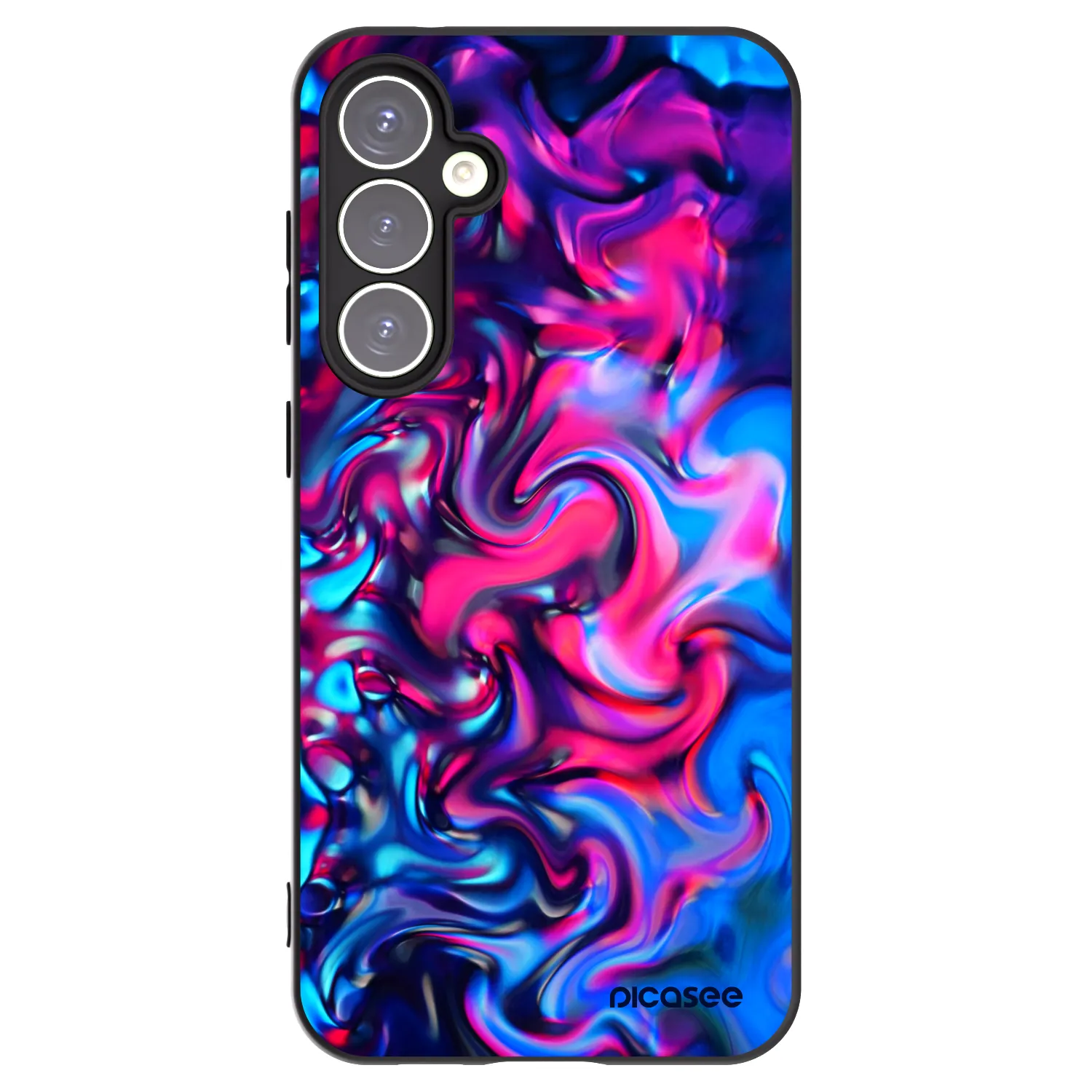 Picasee silikonowe czarne etui na Samsung Galaxy S23 FE S711B - Redlight