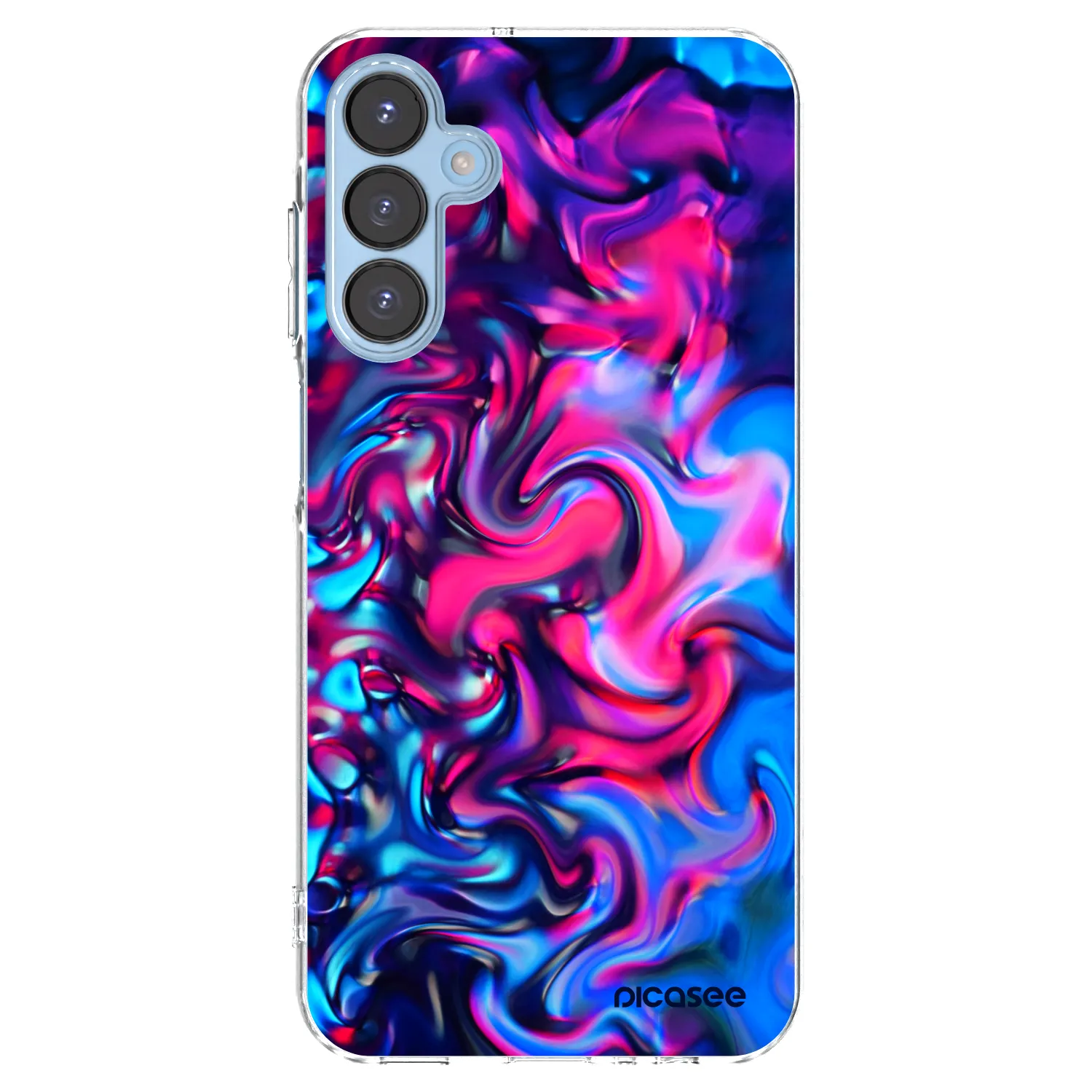 Picasee silikonowe przeźroczyste etui na Samsung Galaxy A15 A156B 5G - Redlight