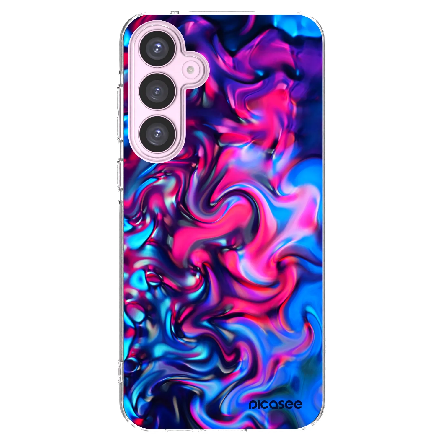 Picasee silikonowe przeźroczyste etui na Samsung Galaxy A55 5G A556B - Redlight