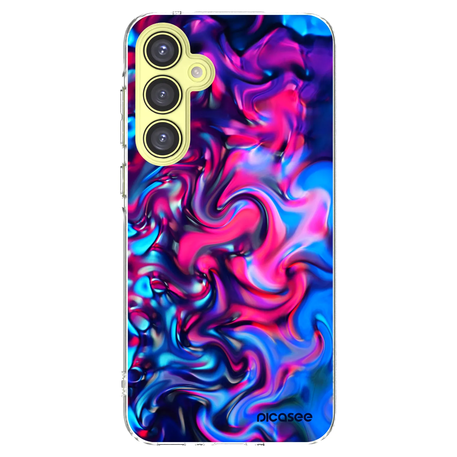 Picasee silikonowe przeźroczyste etui na Samsung Galaxy A35 5G A356B - Redlight