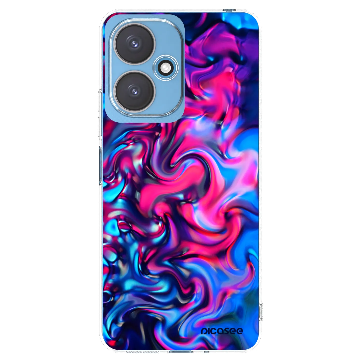 Picasee silikonowe przeźroczyste etui na Xiaomi Redmi 13C 5G - Redlight