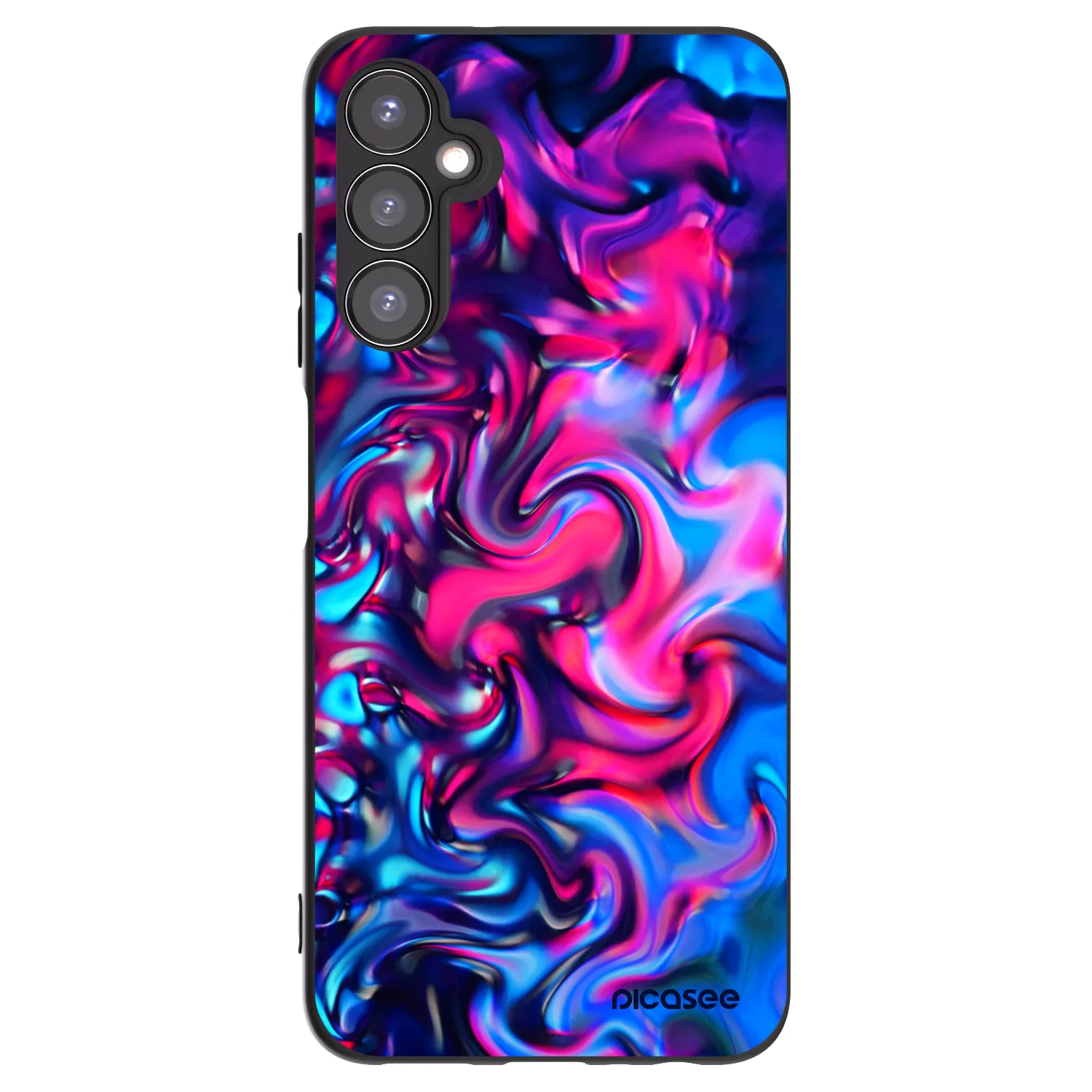 Picasee silikonowe czarne etui na Samsung Galaxy A05s A057G - Redlight