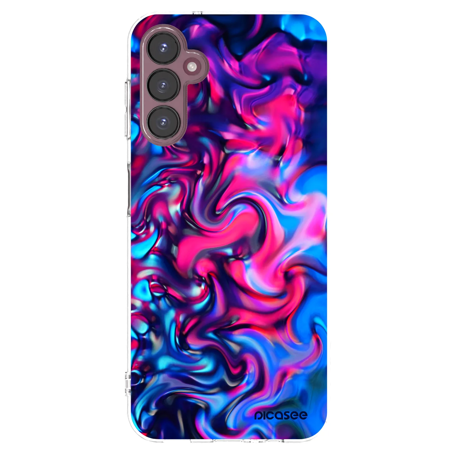 Picasee silikonowe przeźroczyste etui na Samsung Galaxy A05s A057G - Redlight