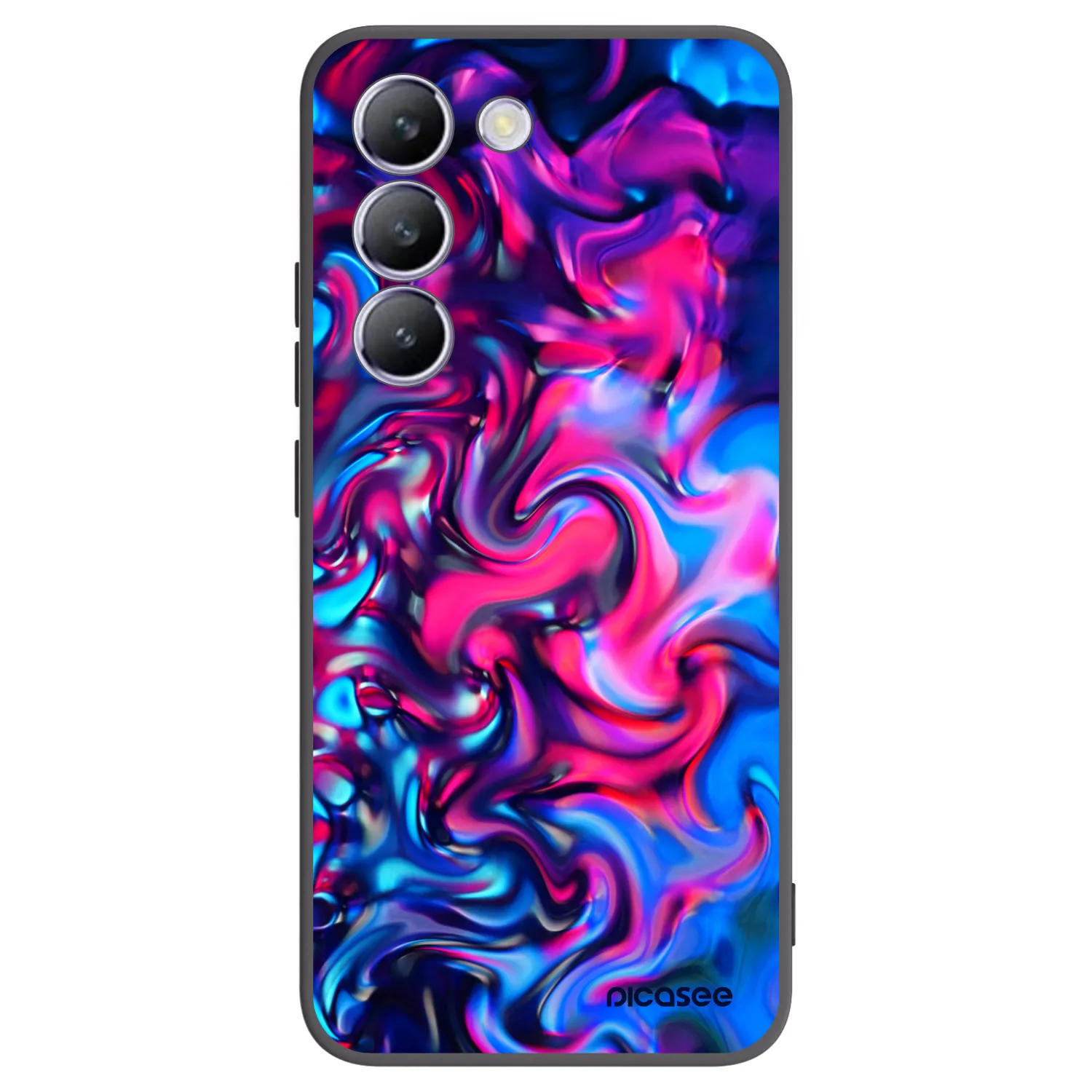 Picasee silikonowe czarne etui na Vivo V40 SE 5G - Redlight