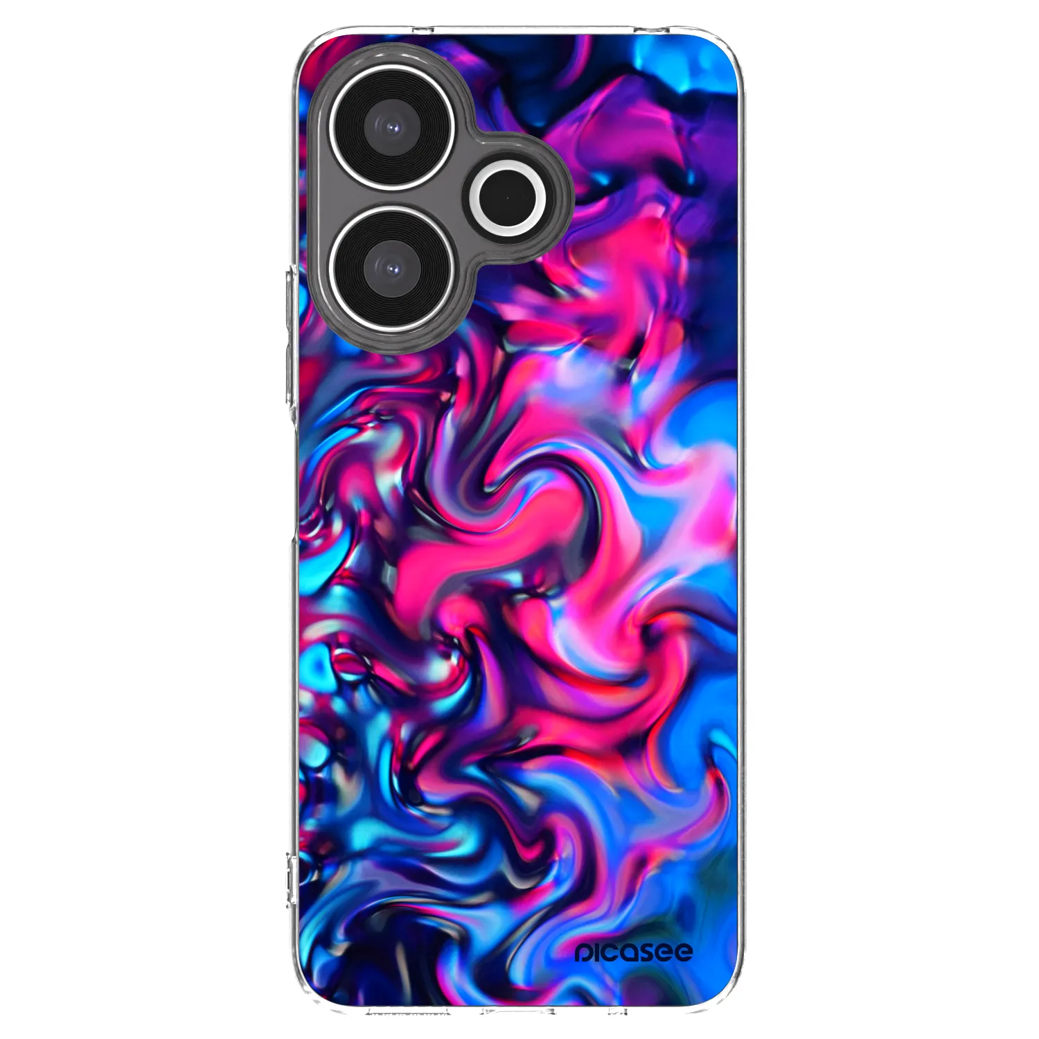 Picasee silikonowe przeźroczyste etui na Xiaomi Redmi 13 4G - Redlight