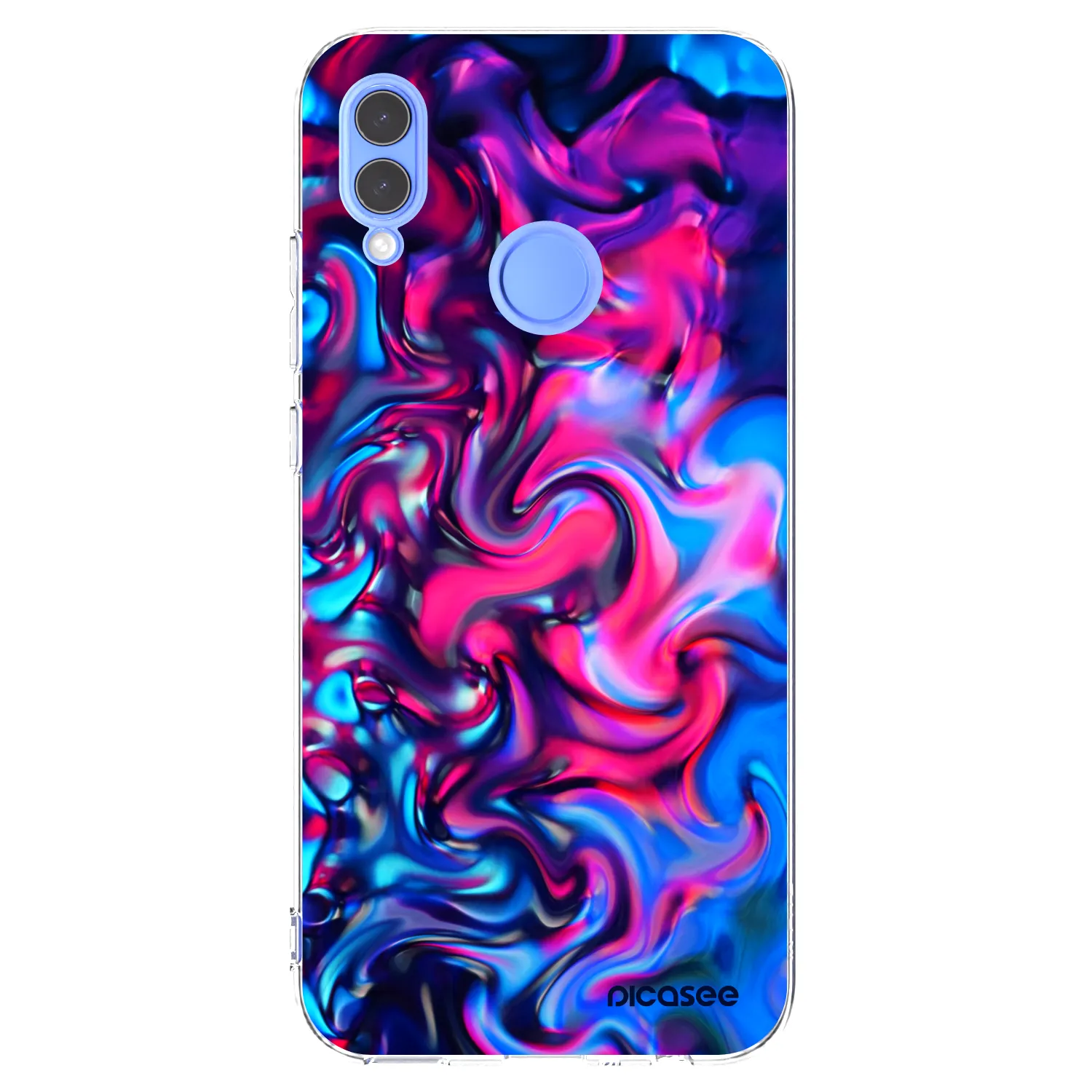 Picasee silikonowe przeźroczyste etui na Huawei P Smart 2019 - Redlight