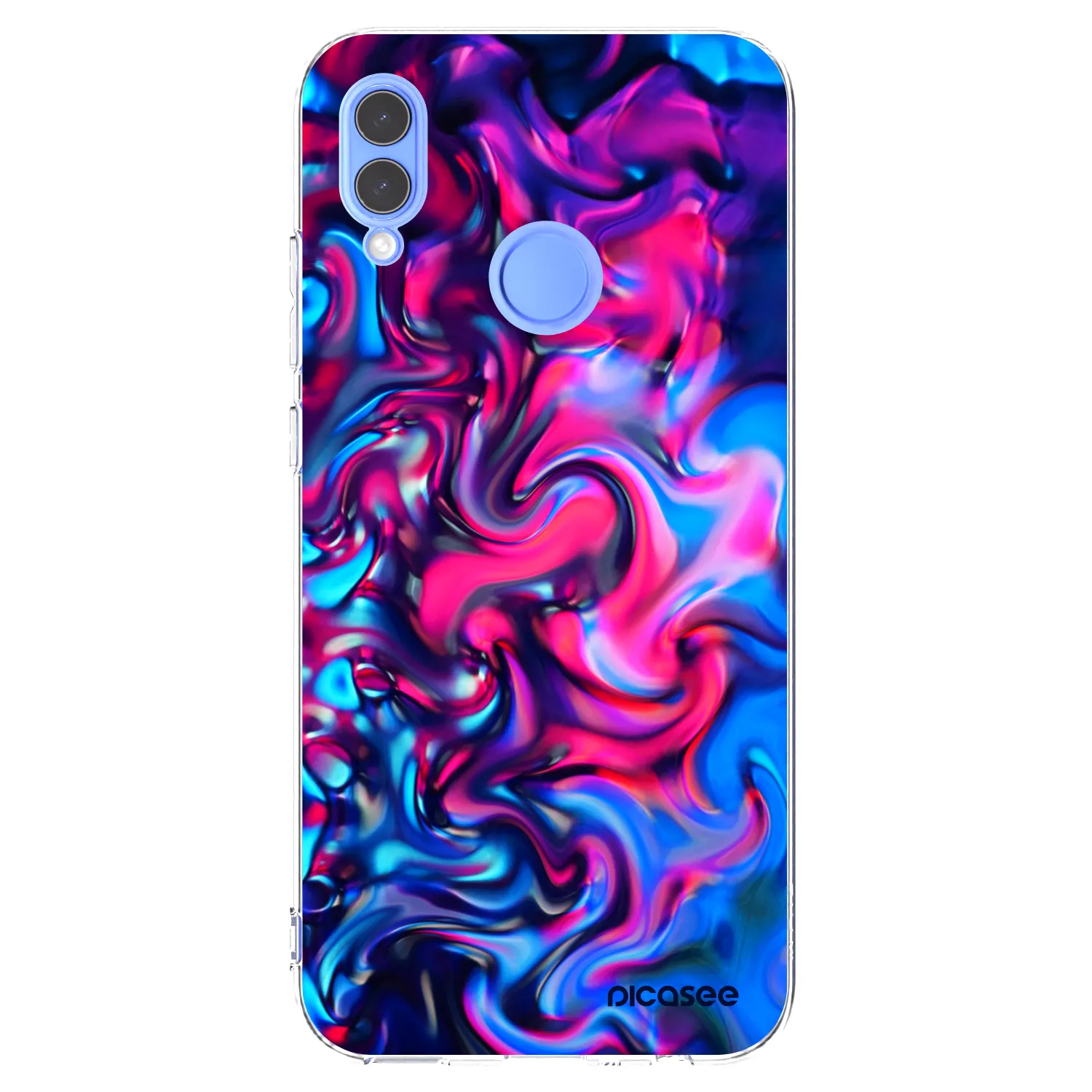 Picasee silikonowe przeźroczyste etui na Honor 10 Lite - Redlight