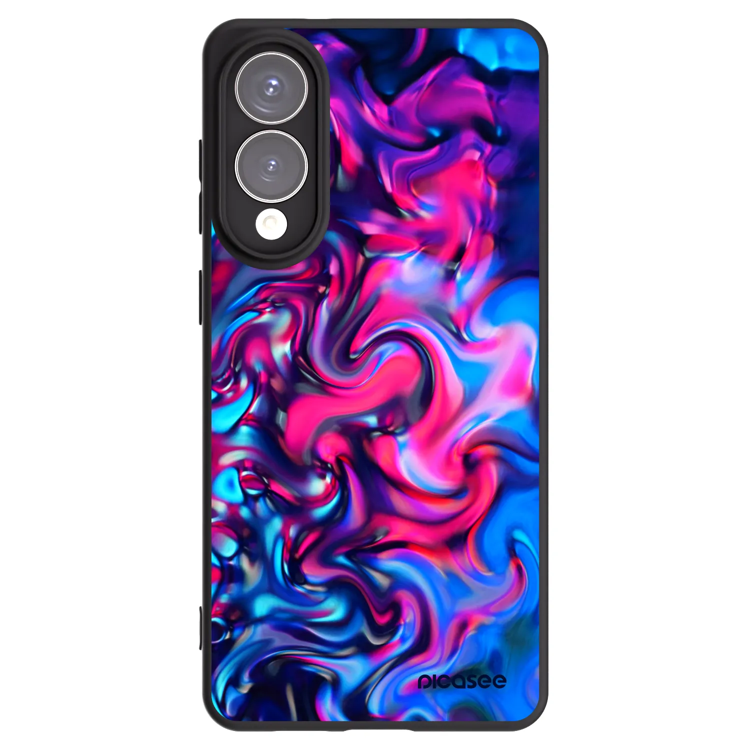 Picasee silikonowe czarne etui na Samsung Galaxy S25 Edge 5G - Redlight