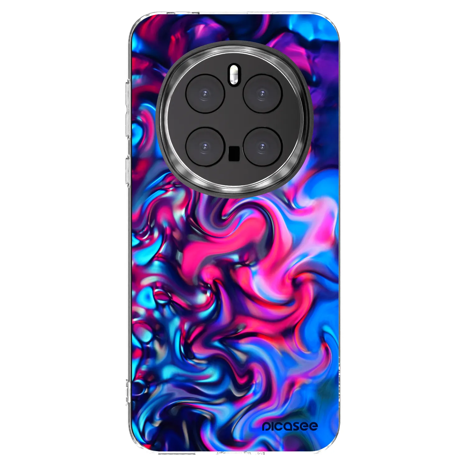 Picasee silikonowe przeźroczyste etui na Honor Magic7 Pro 5G - Redlight