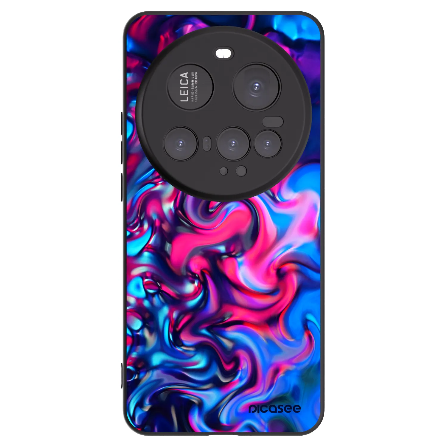 Picasee silikonowe czarne etui na Xiaomi 15 Ultra - Redlight