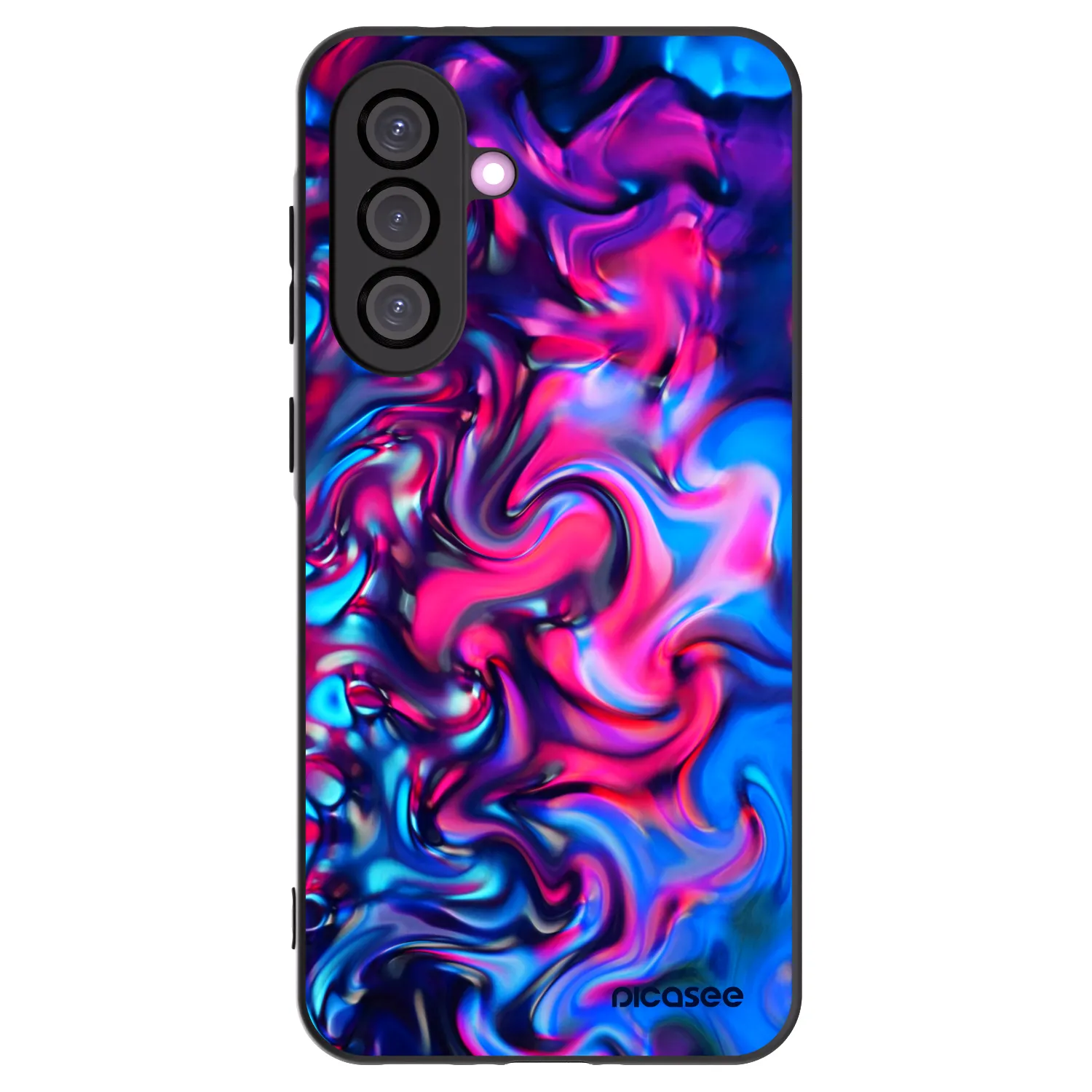 Picasee silikonowe czarne etui na Samsung Galaxy A36 5G - Redlight