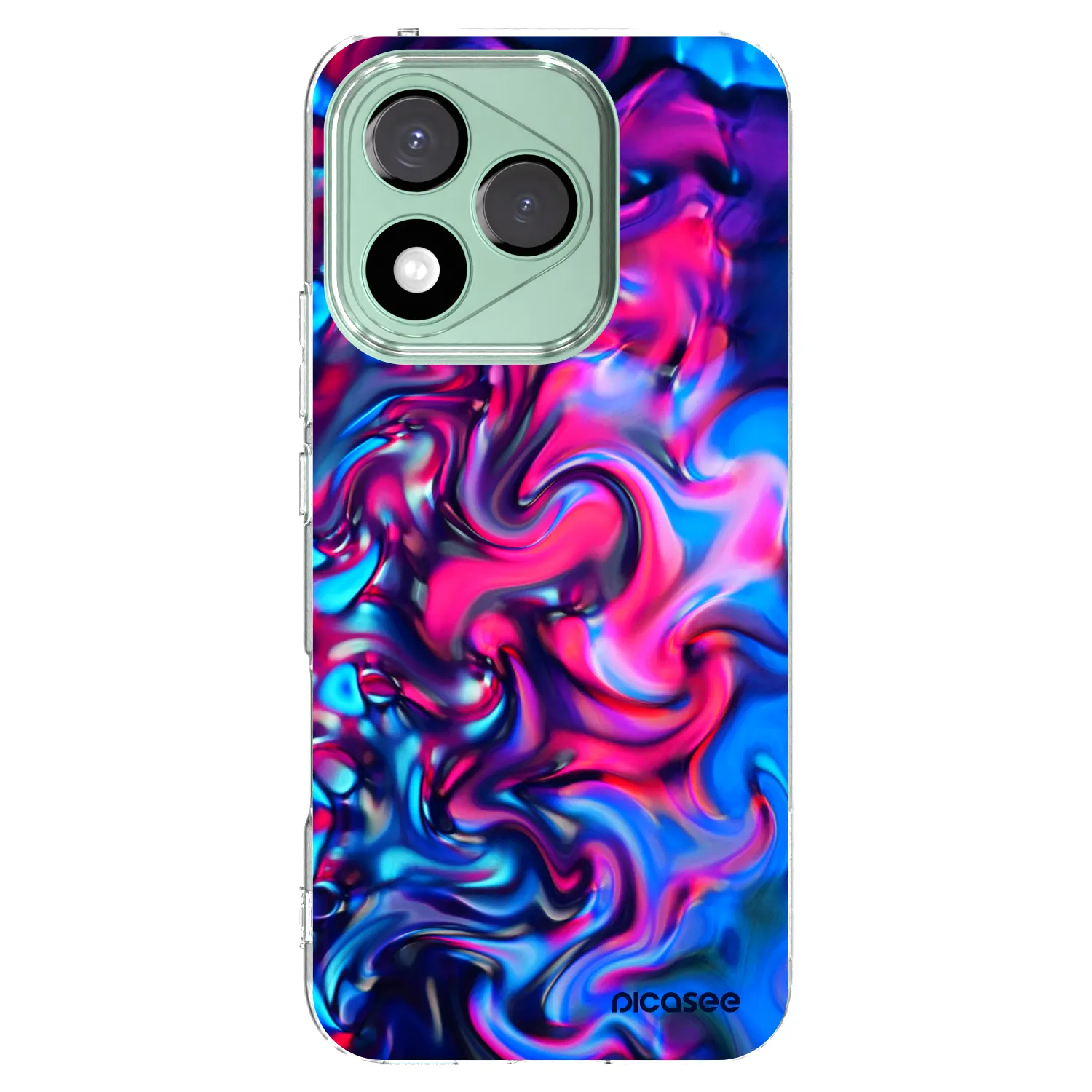 Picasee silikonowe przeźroczyste etui na Honor 400 Lite 5G - Redlight