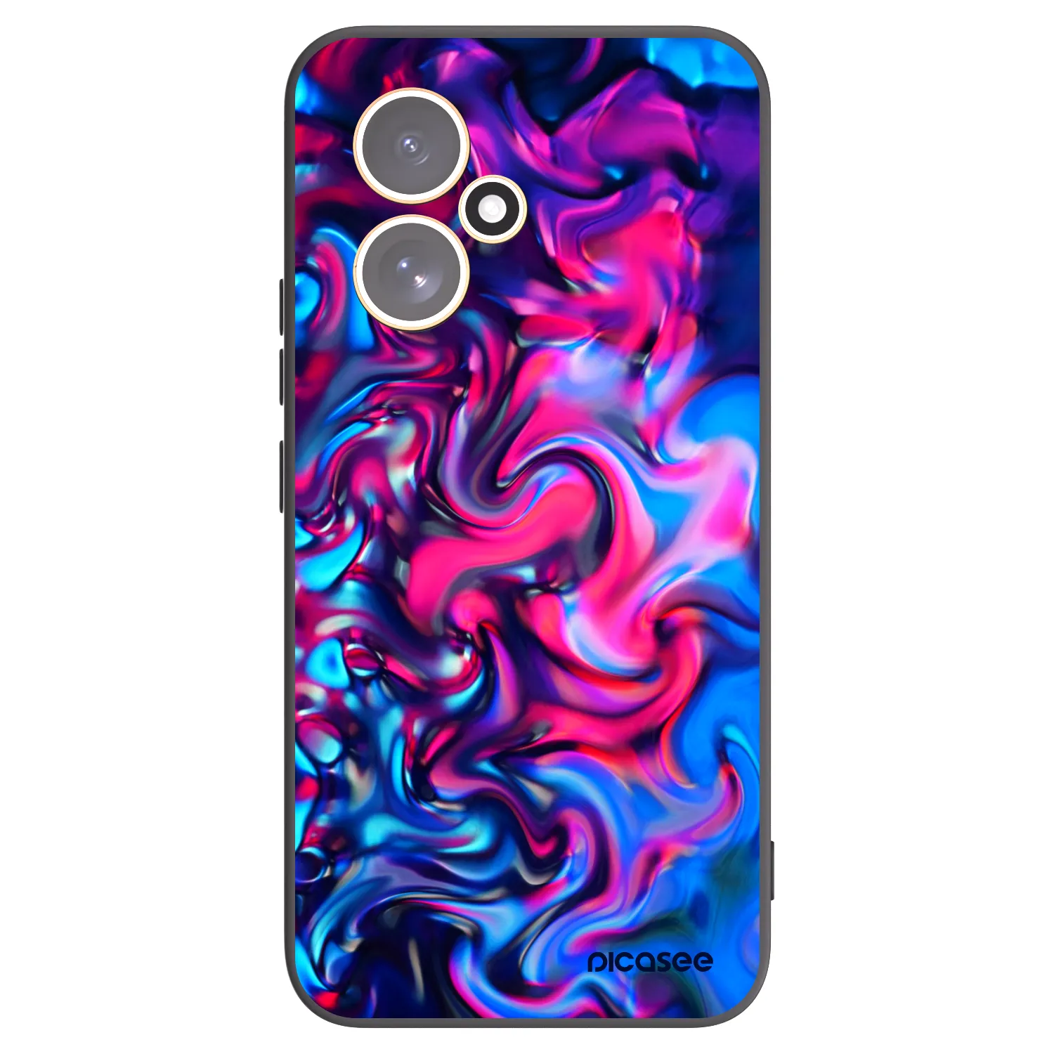 Picasee silikonowe czarne etui na Honor 400 5G - Redlight