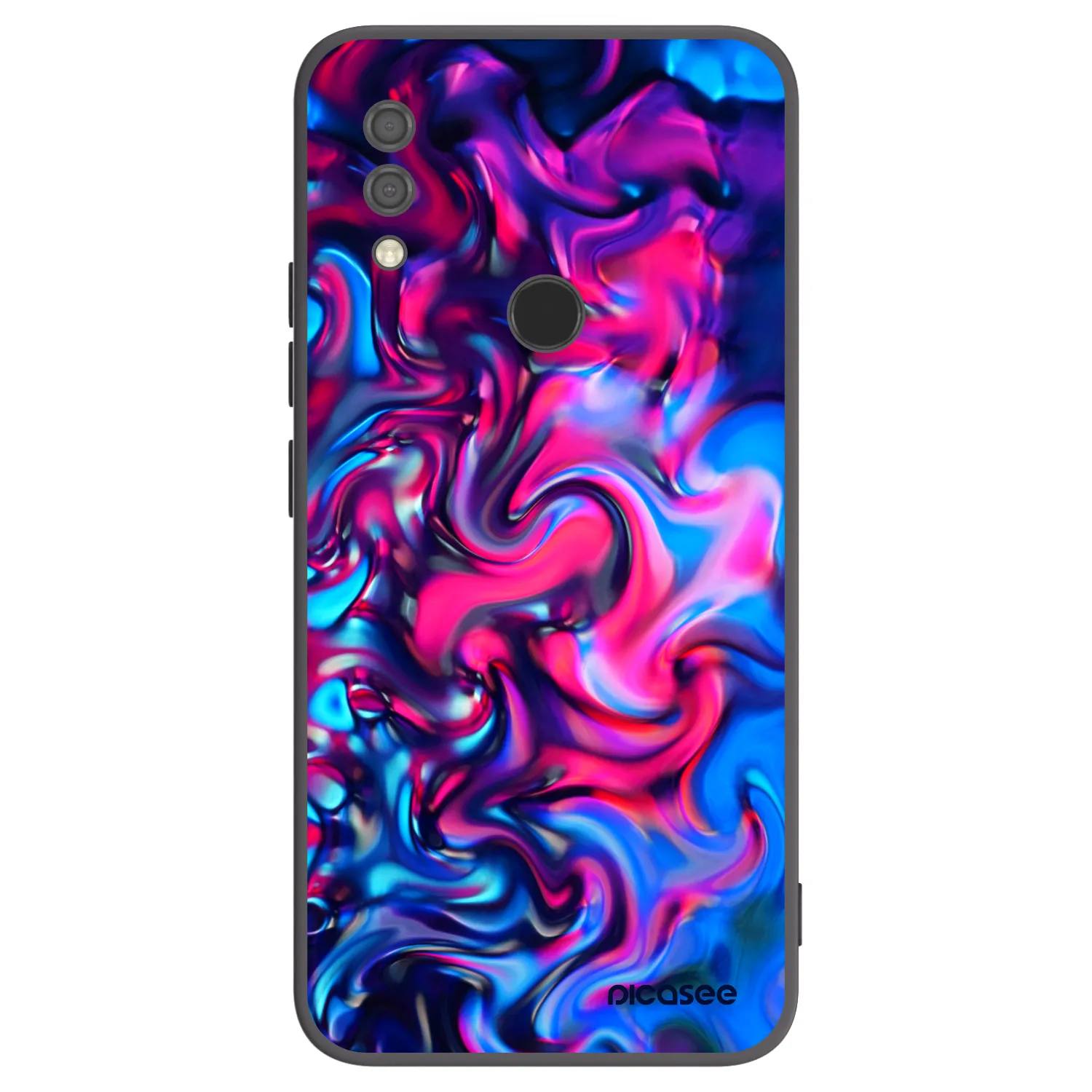 Picasee silikonowe czarne etui na Xiaomi Redmi 7 - Redlight