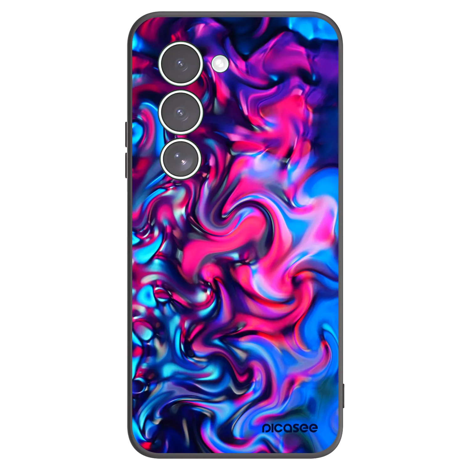 Picasee silikonowe czarne etui na Xiaomi Redmi 15 5G - Redlight